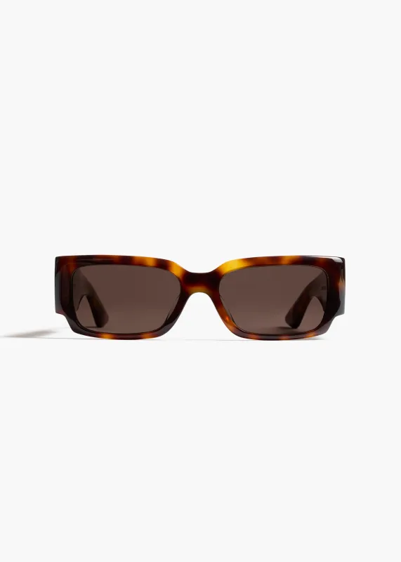 KHAITE x Oliver Peoples 1995C in Dark Mahogany and Brown sold by KHAITE