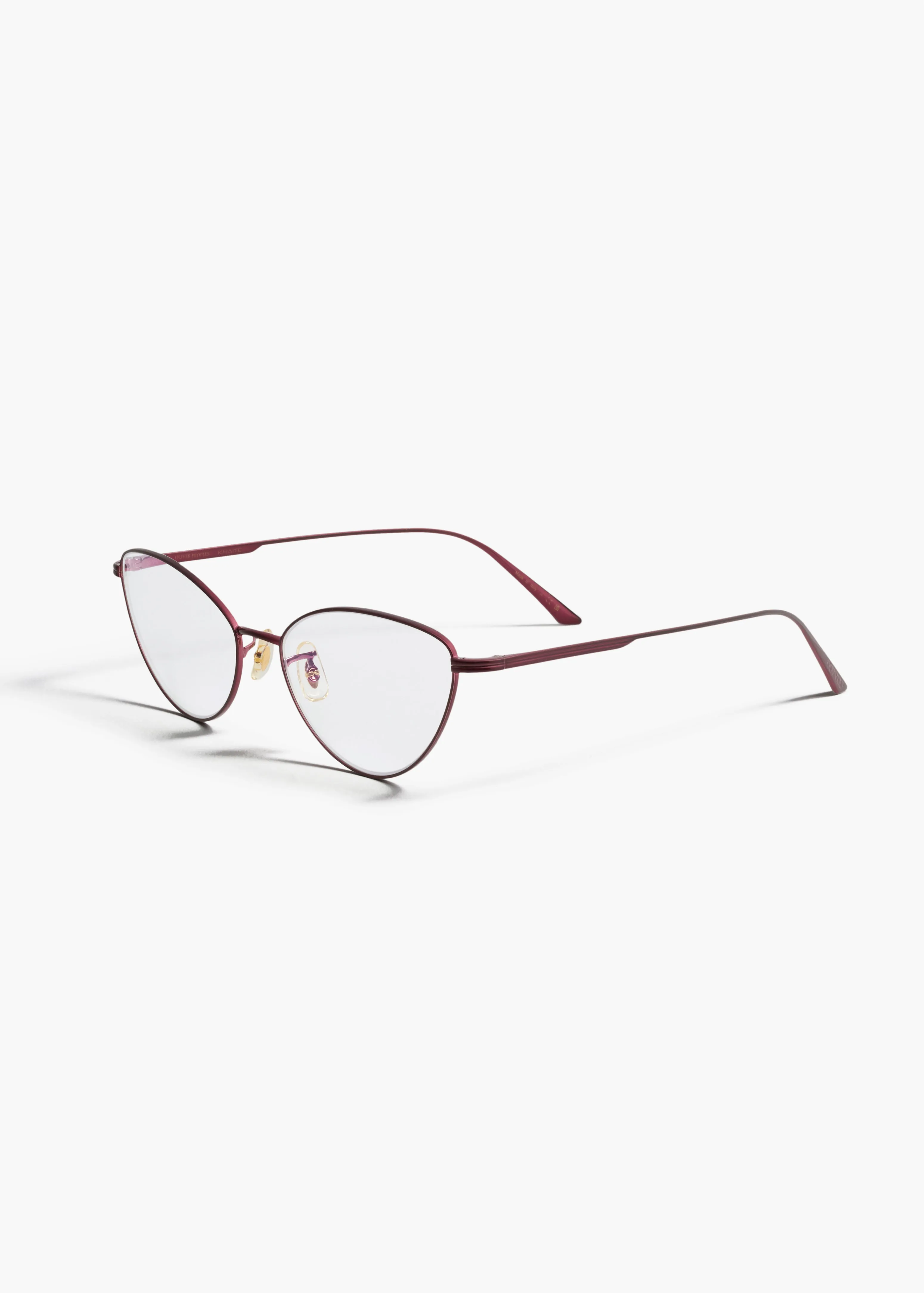 KHAITE x Oliver Peoples 1998RX in Brushed Burgundy sold by KHAITE product image thumbnail 2