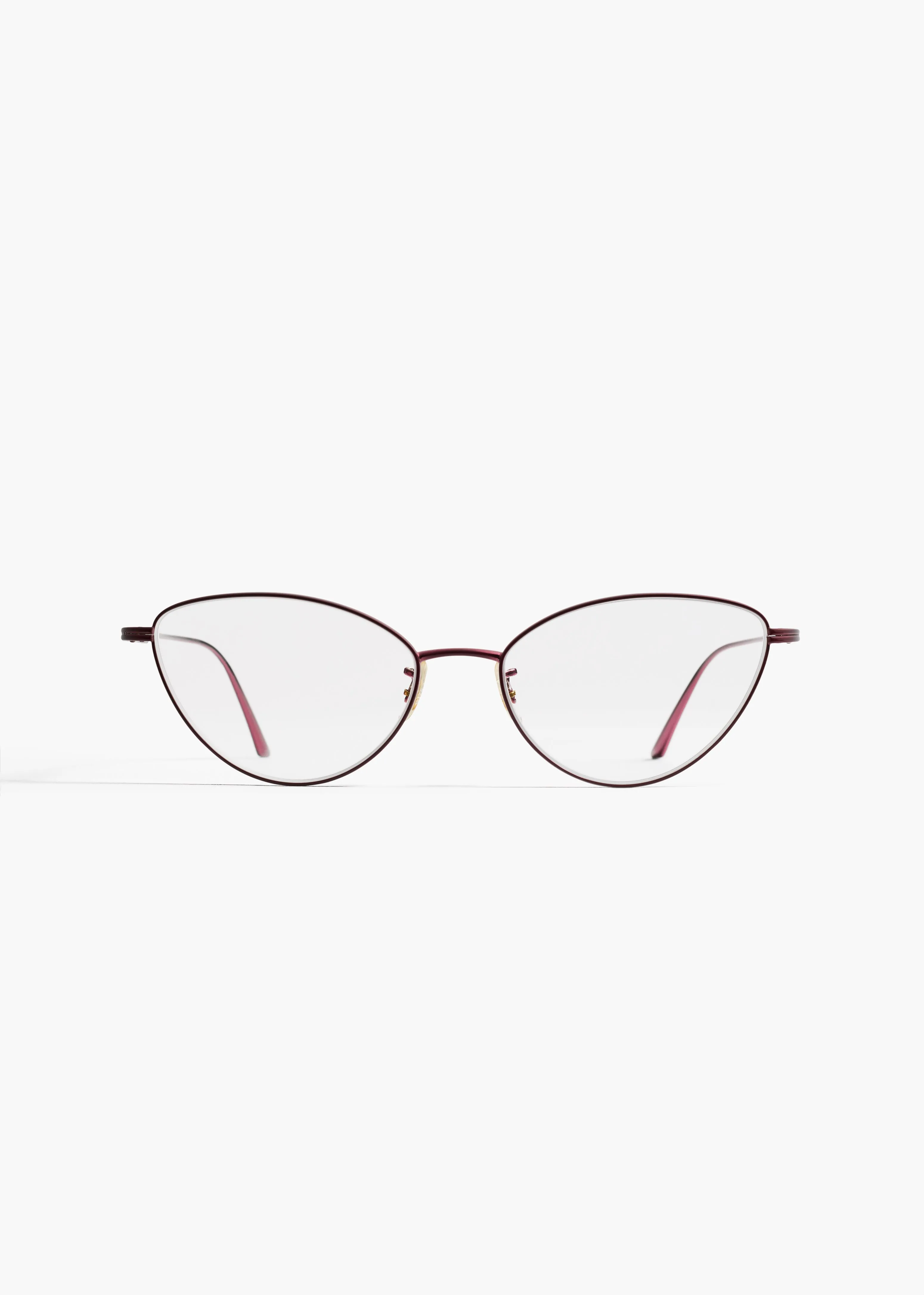 KHAITE x Oliver Peoples 1998RX in Brushed Burgundy sold by KHAITE