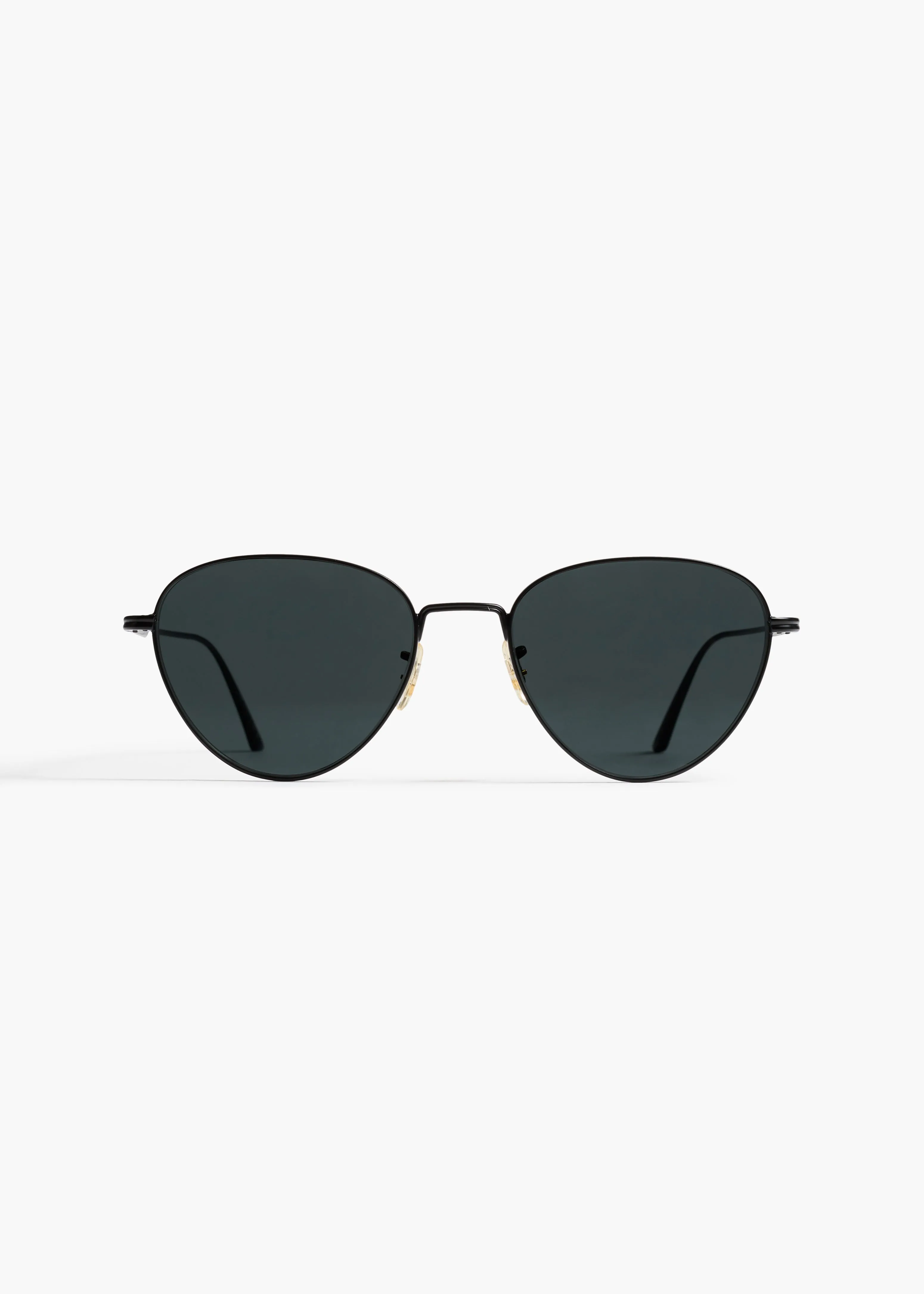 KHAITE x Oliver Peoples 1991C in Matte Black and Grey sold by KHAITE