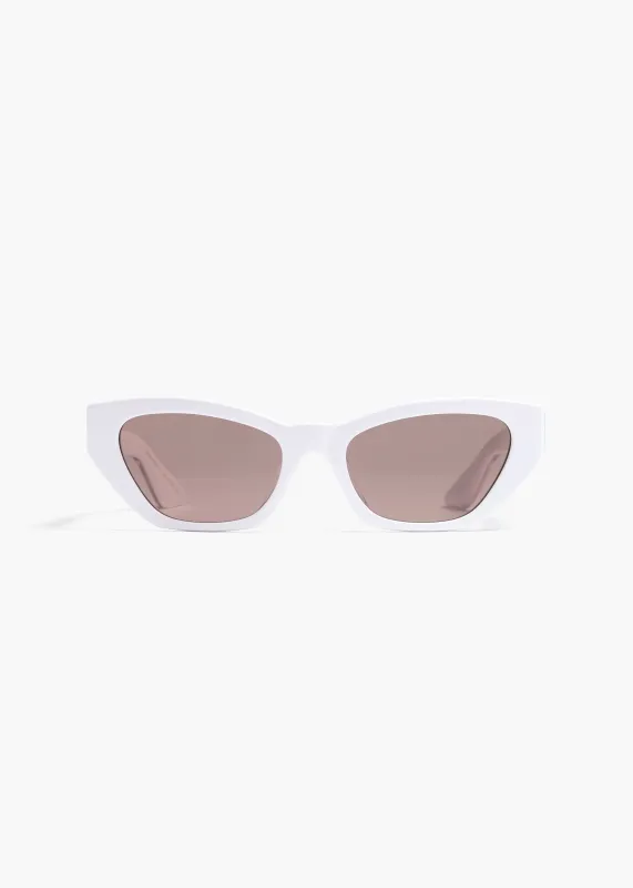 KHAITE x Oliver Peoples 1961C in White and Brown sold by KHAITE