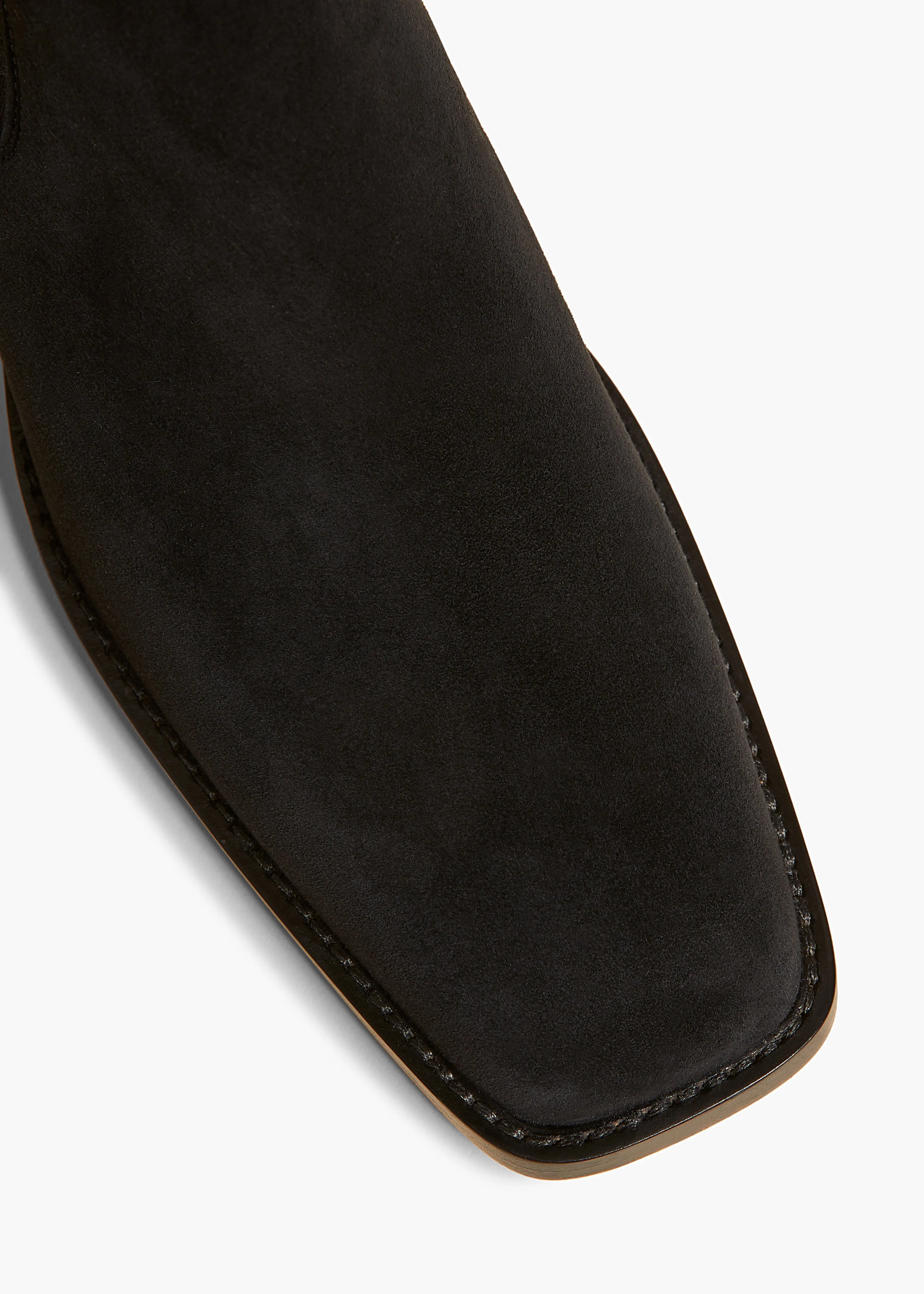 Austin Ankle Boot in Black Suede sold by KHAITE product image thumbnail 4