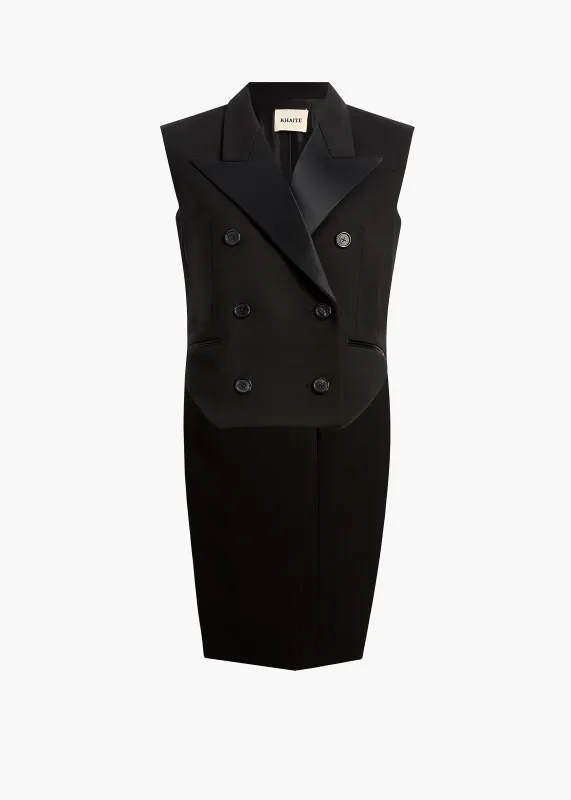 Orville Vest in Black sold by KHAITE