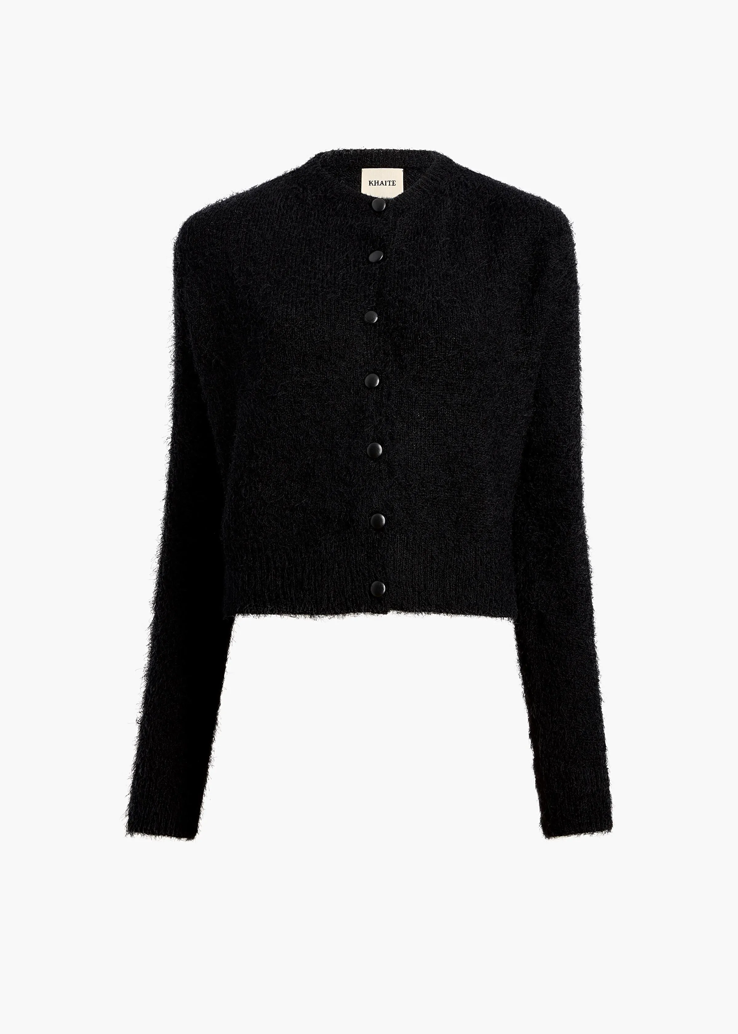 Jules Cardigan in Black sold by KHAITE