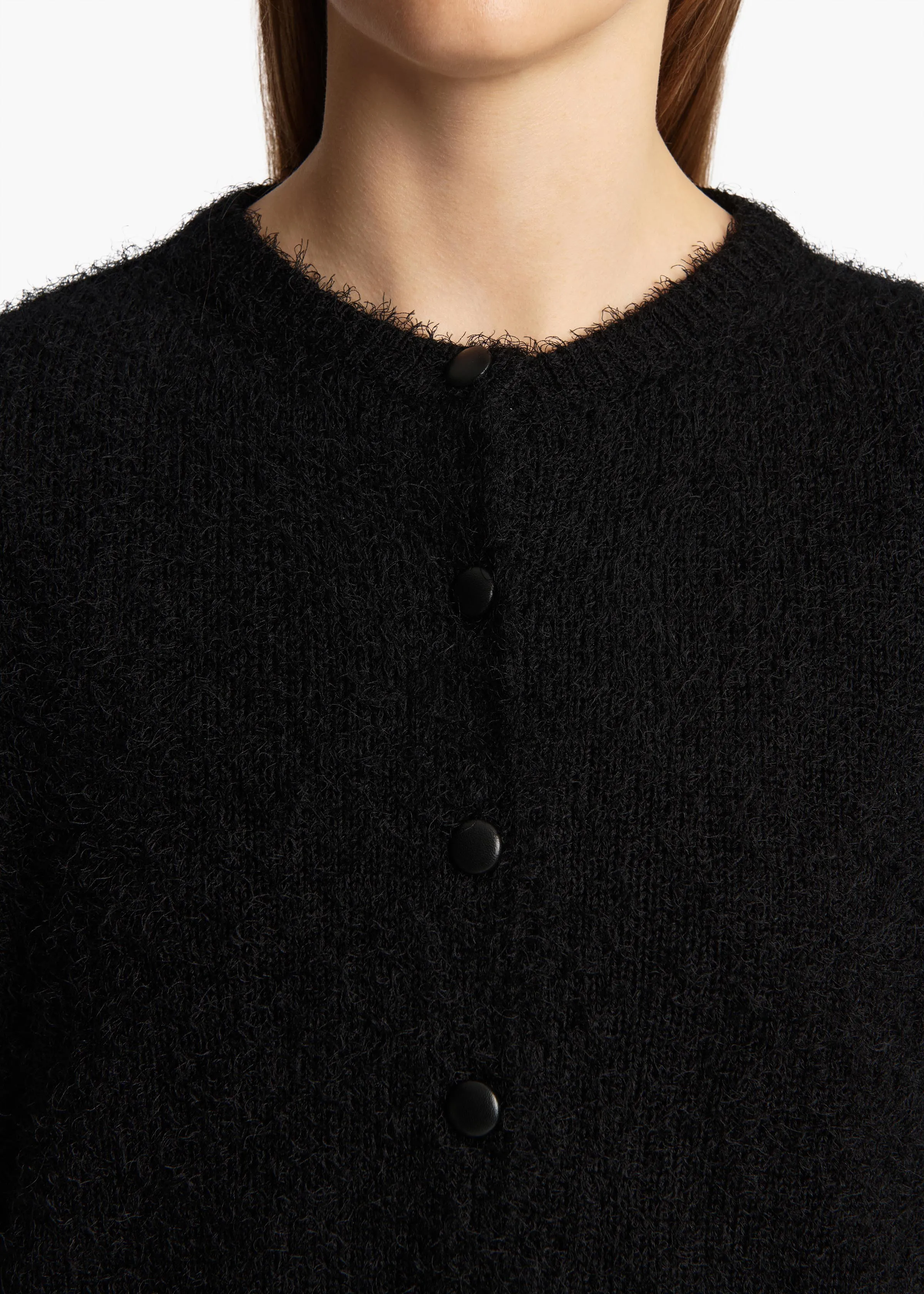 Jules Cardigan in Black sold by KHAITE product image thumbnail 5