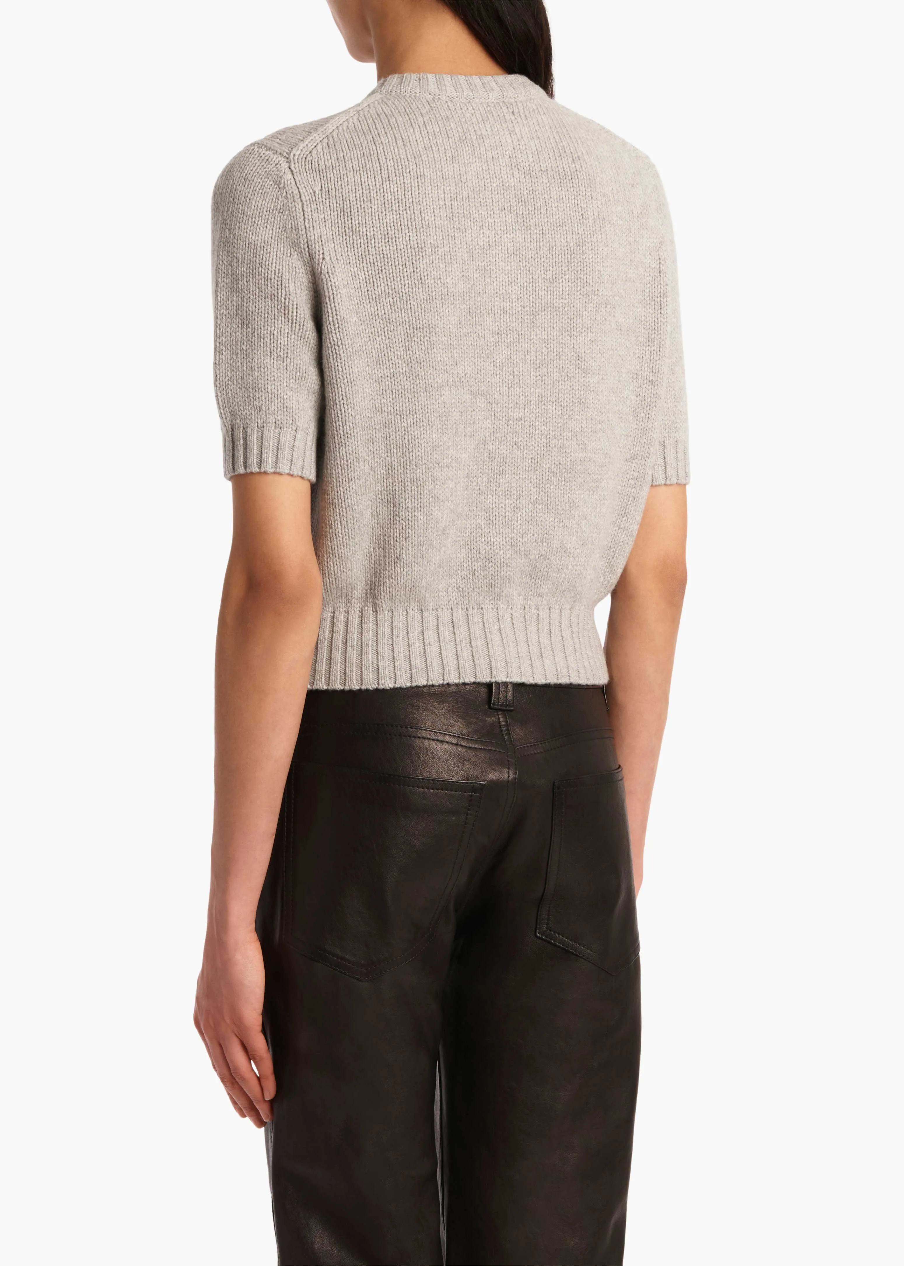 Nora Cardigan in Heather Grey sold by KHAITE product image thumbnail 4