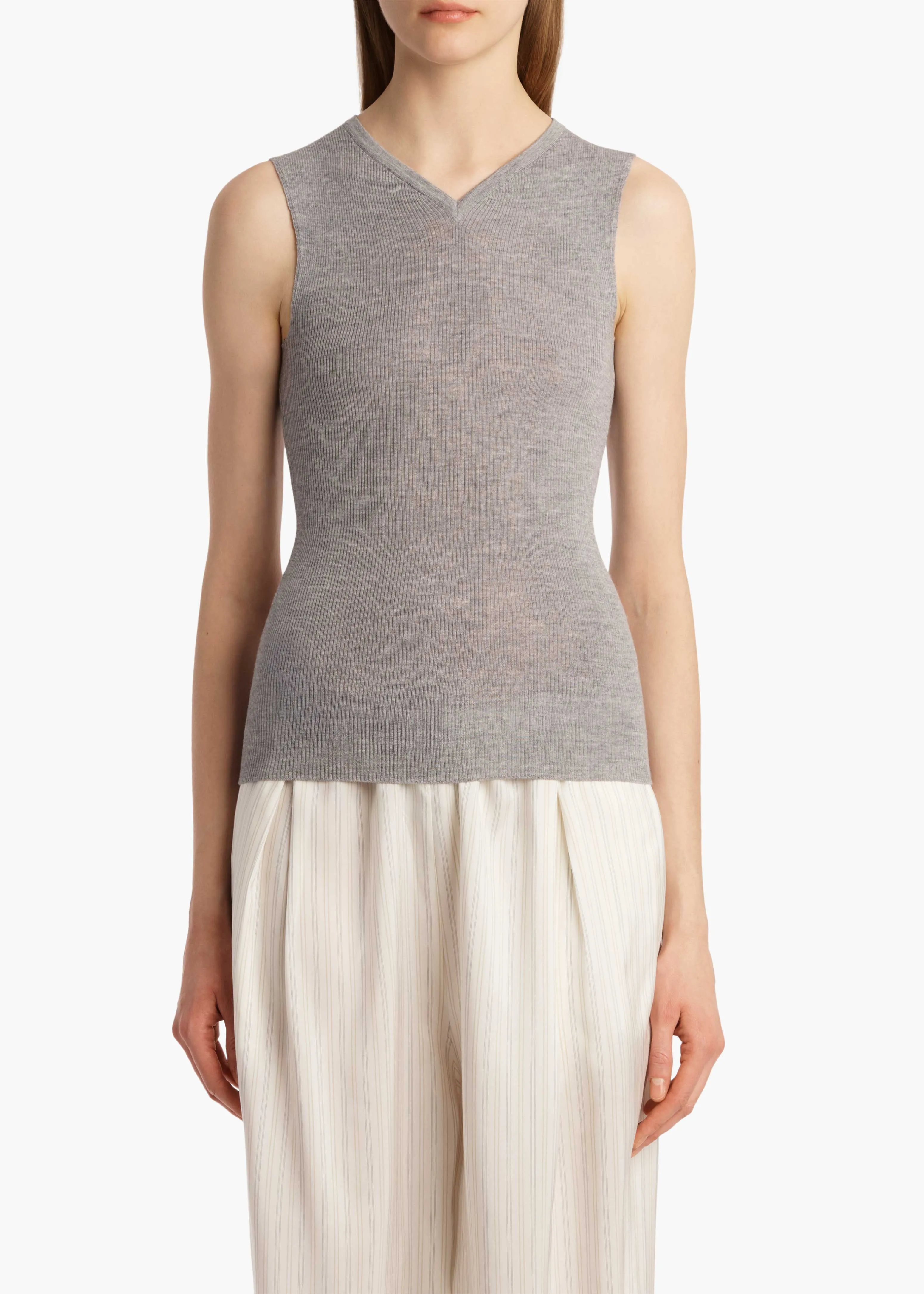 Renato Top in Mercury sold by KHAITE product image thumbnail 3