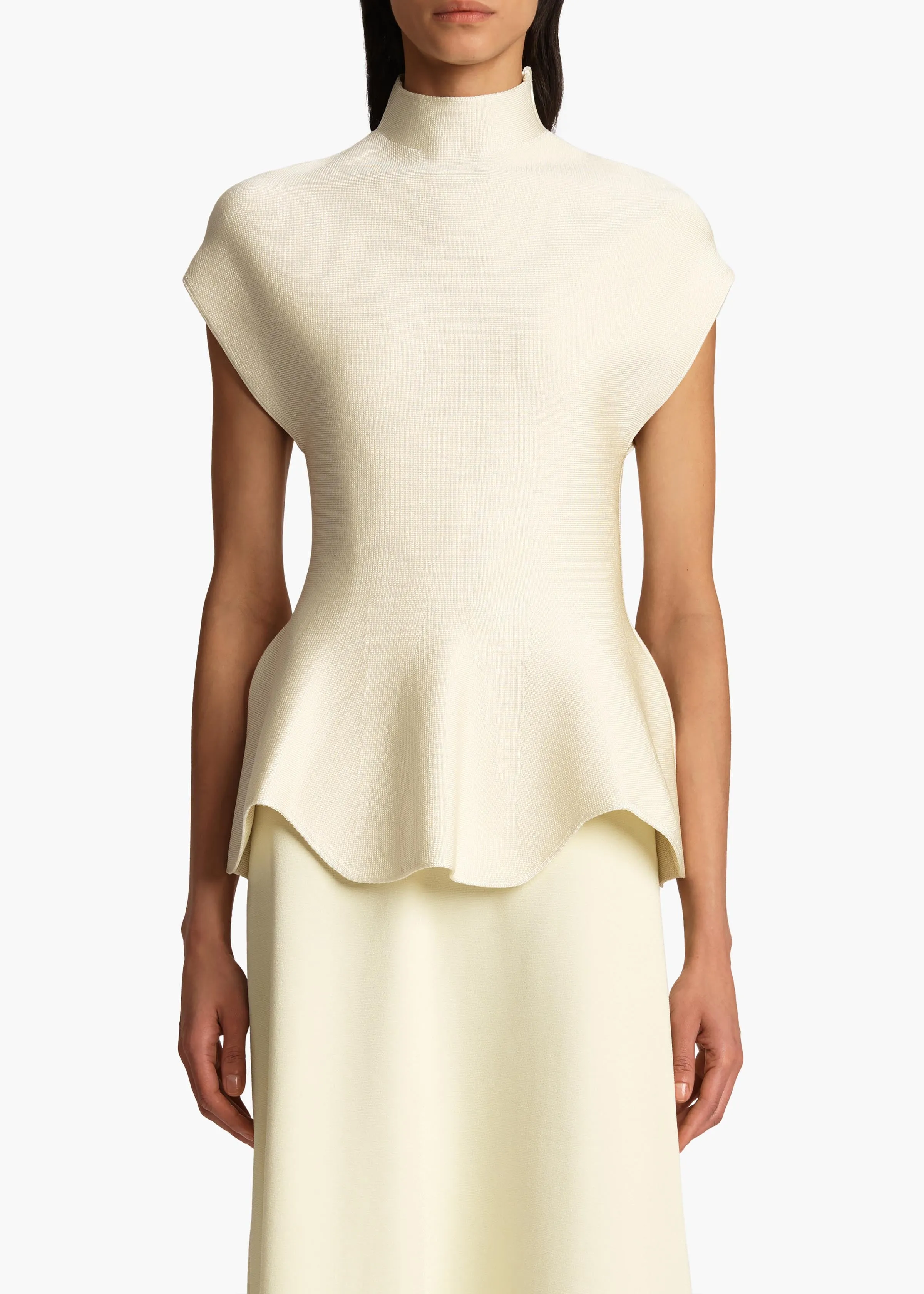 Andra Top in Zest sold by KHAITE product image thumbnail 3