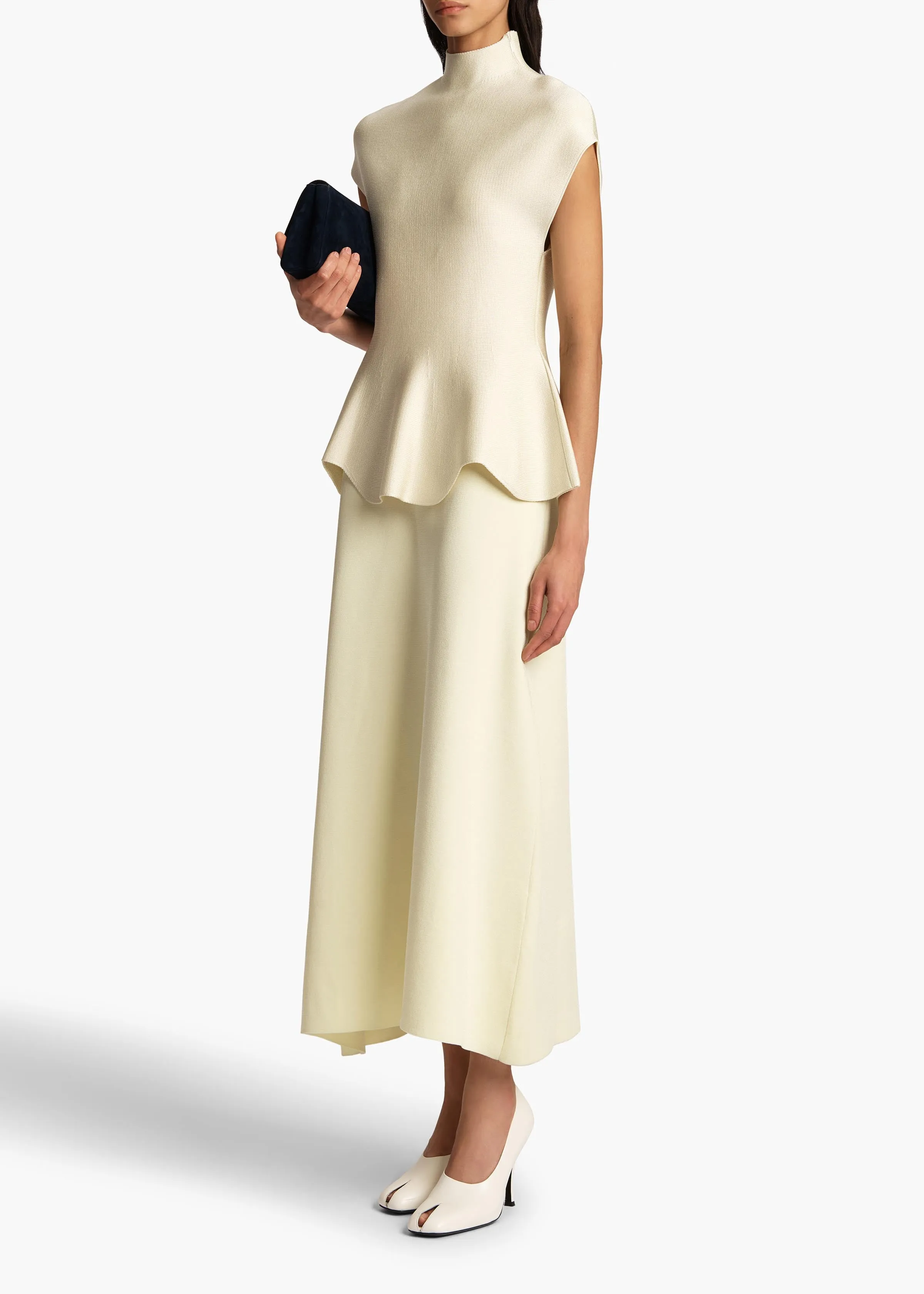 Andra Top in Zest sold by KHAITE product image thumbnail 2