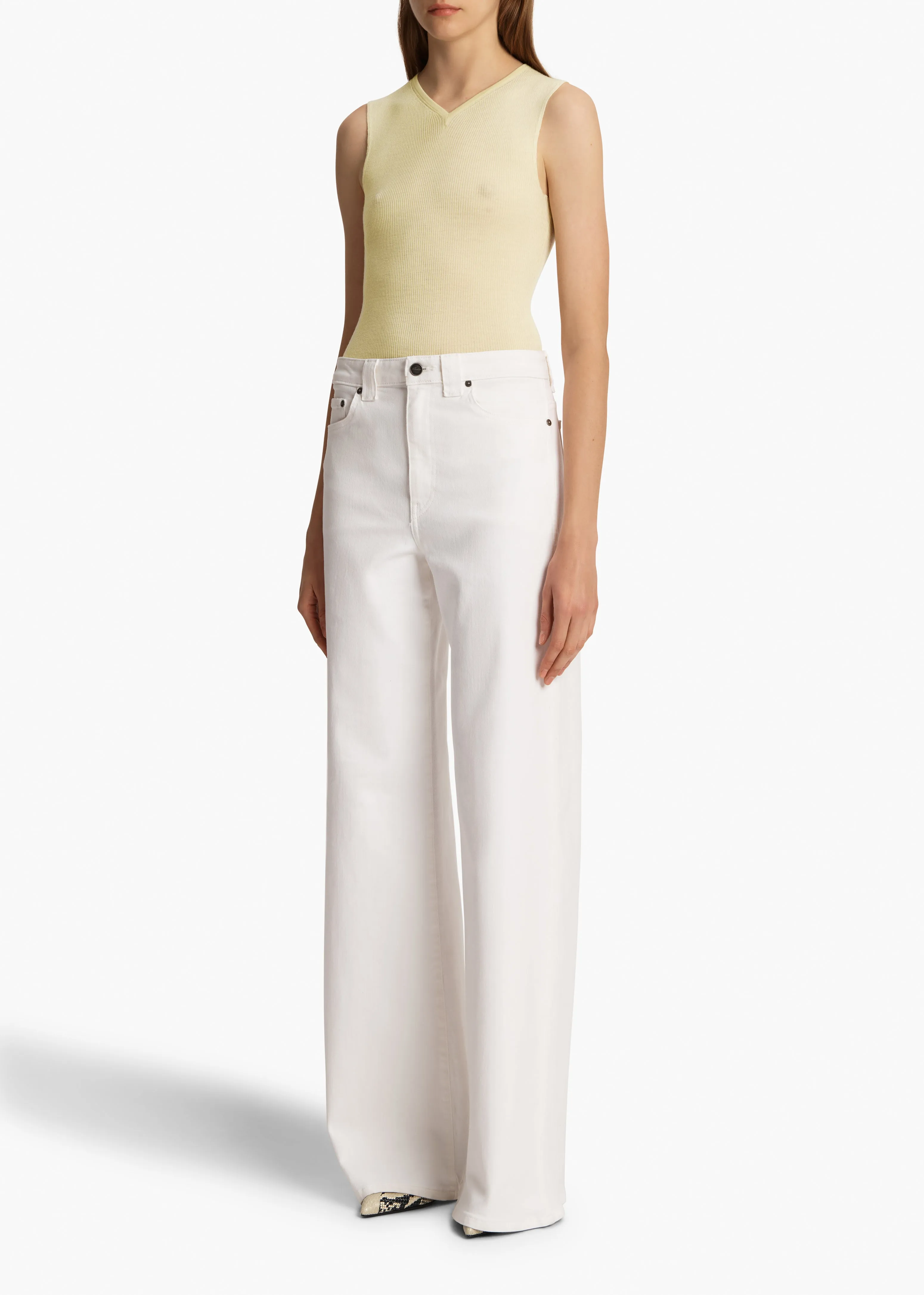 Renato Top in Pollen sold by KHAITE product image thumbnail 2