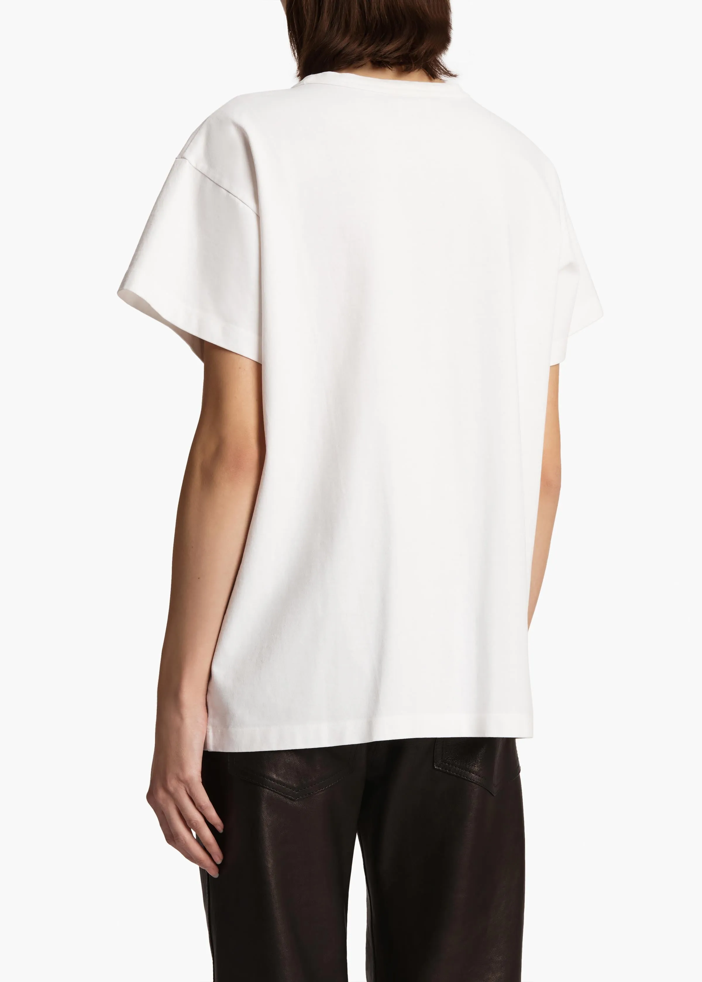 Maeve T-shirt in White Multi sold by KHAITE product image thumbnail 4