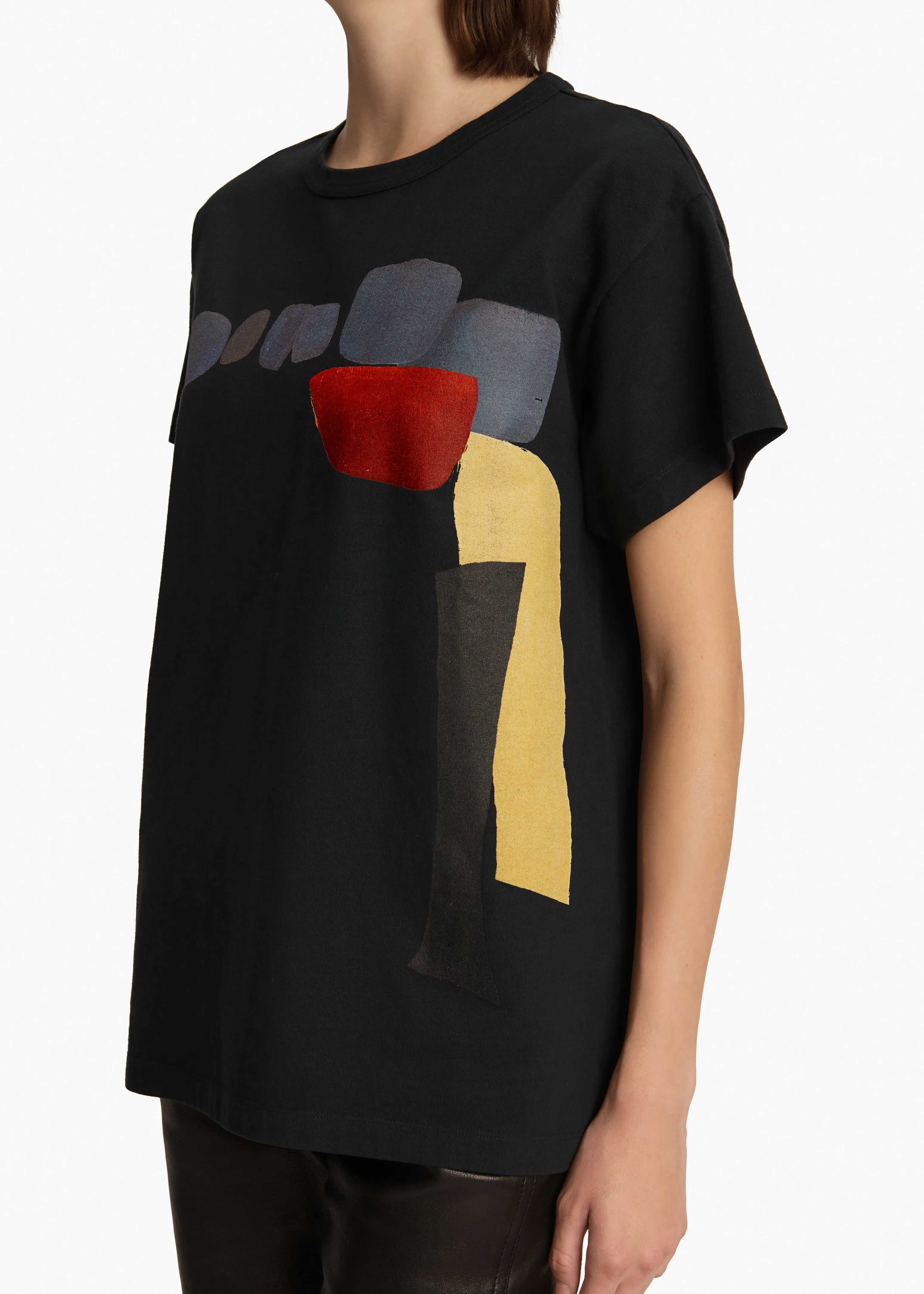 Maeve T-Shirt in Black Multi sold by KHAITE product image thumbnail 5