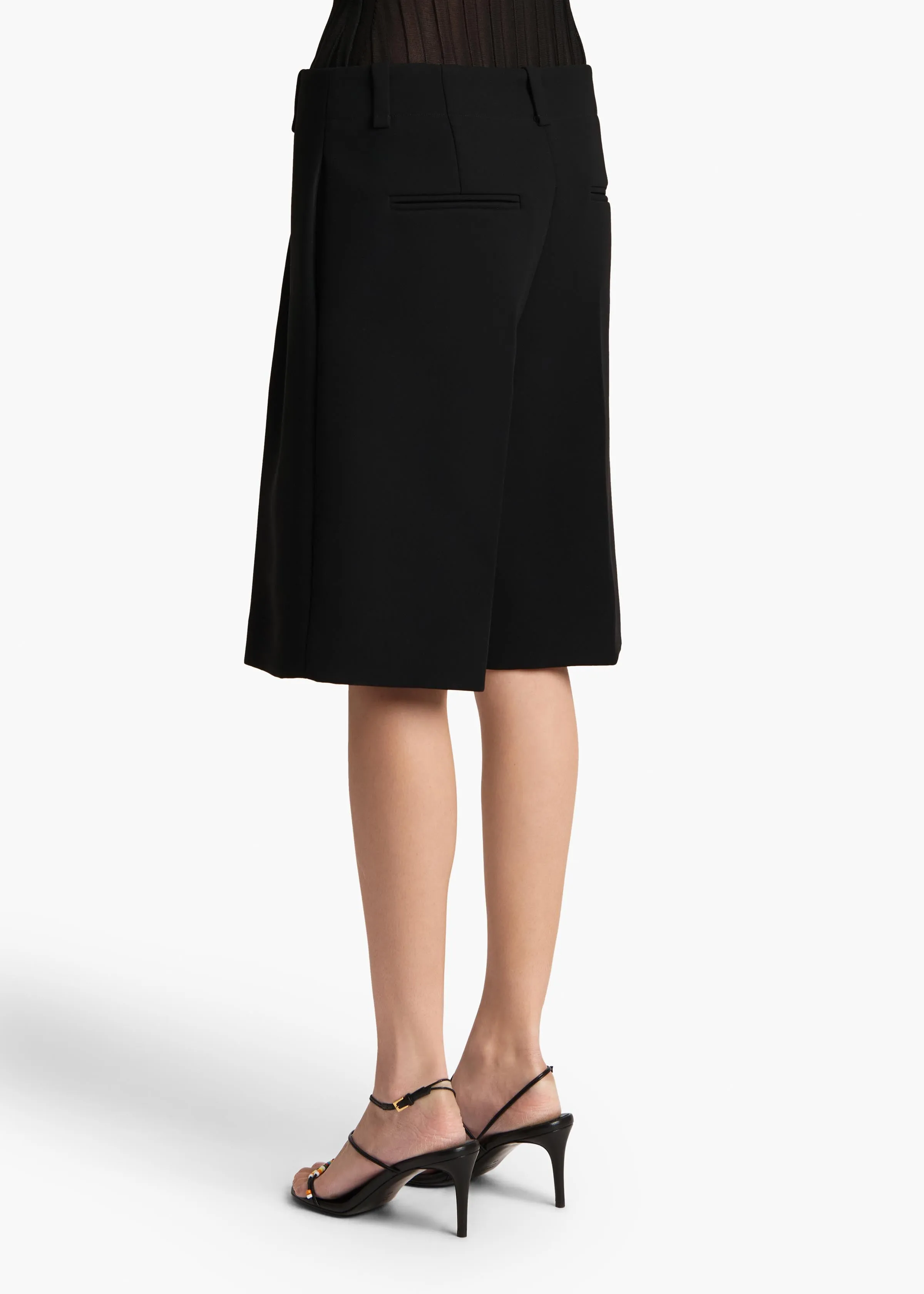 Laden Short in Black sold by KHAITE product image thumbnail 4