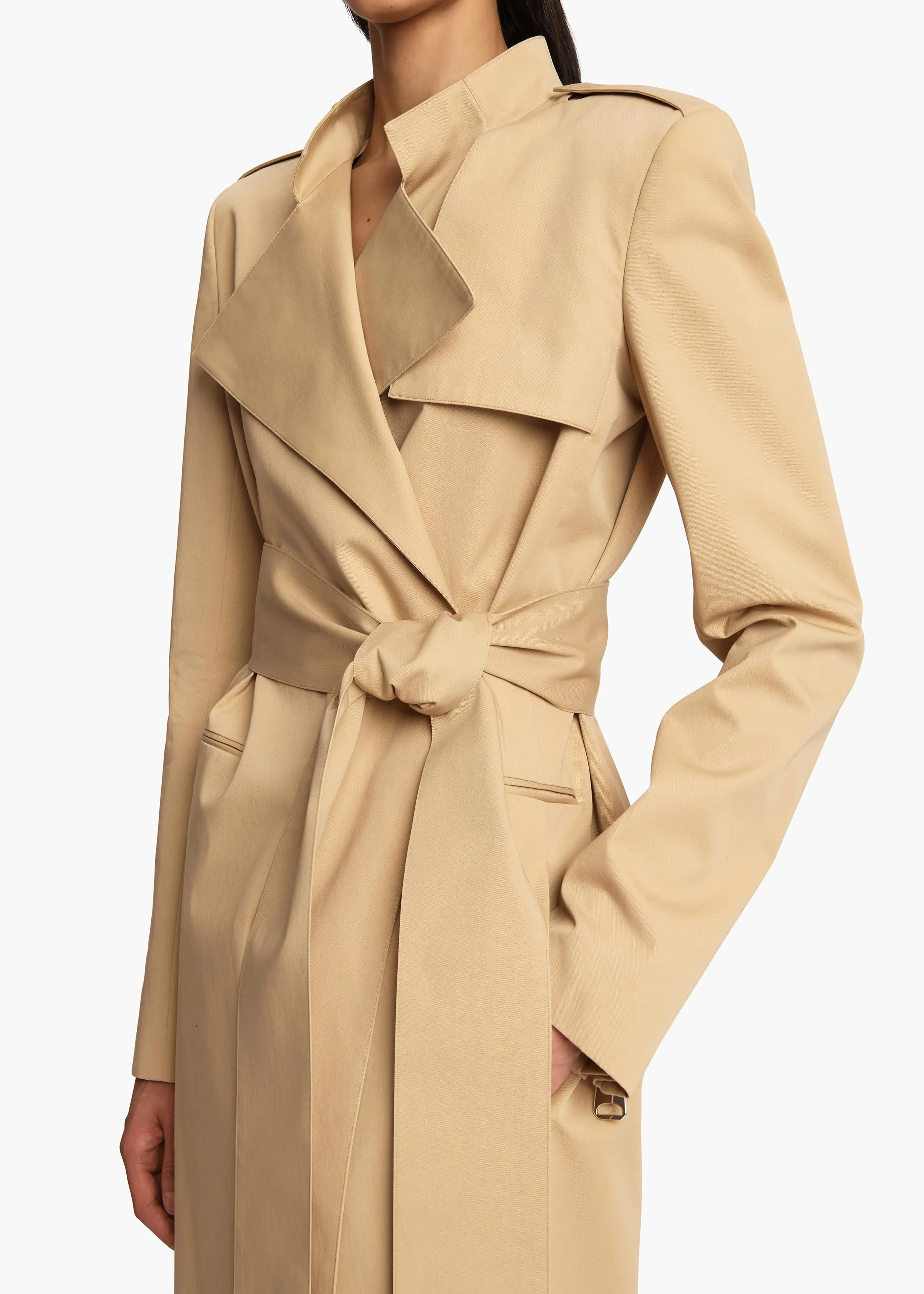 Maxwell Trench in Wheat sold by KHAITE product image thumbnail 5