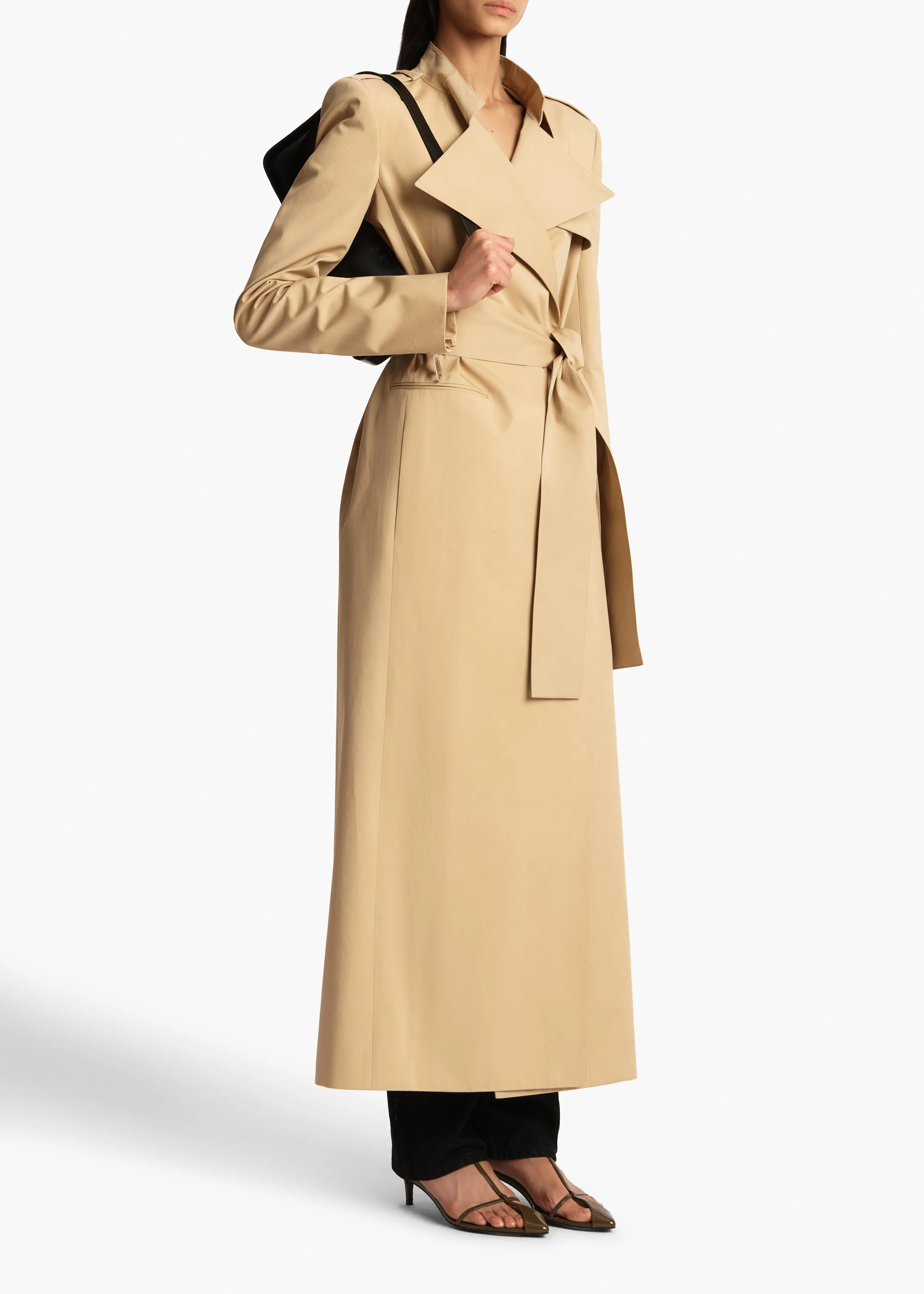 Maxwell Trench in Wheat sold by KHAITE product image thumbnail 2