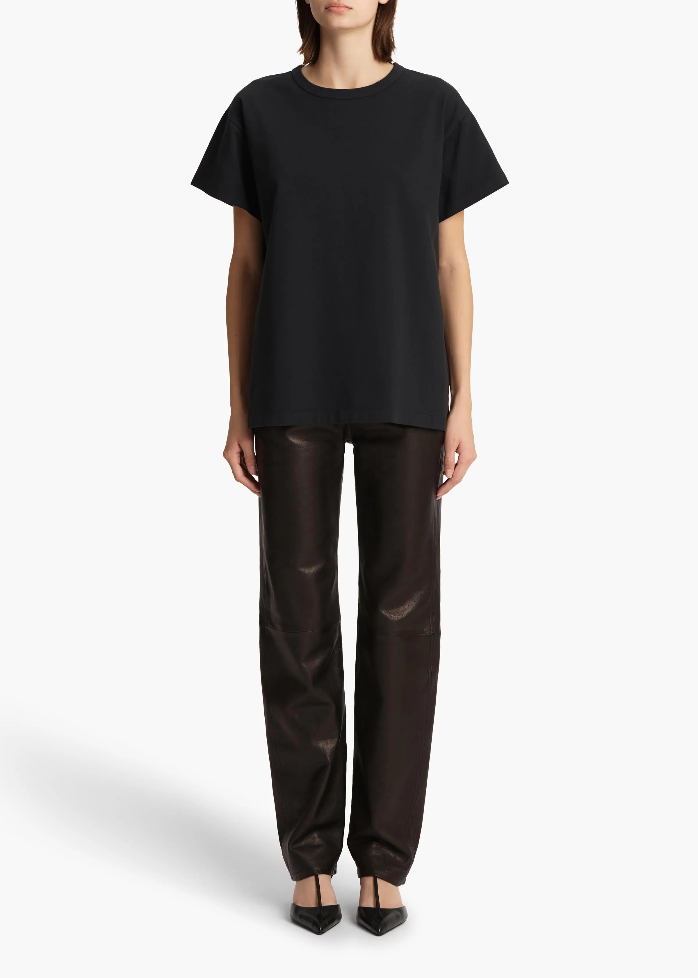 Maeve T-Shirt in Washed Black sold by KHAITE product image thumbnail 2