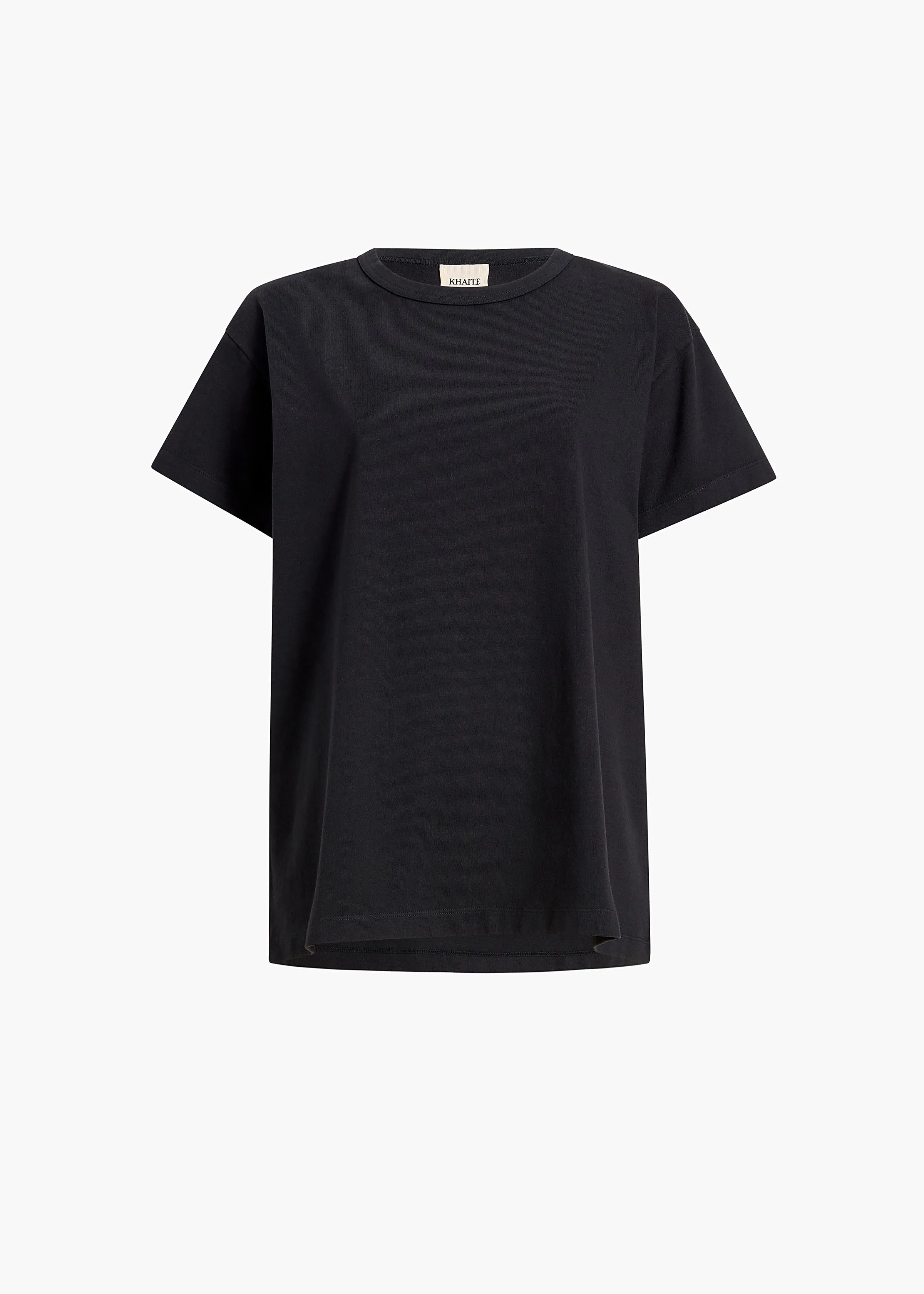 Maeve T-Shirt in Washed Black sold by KHAITE