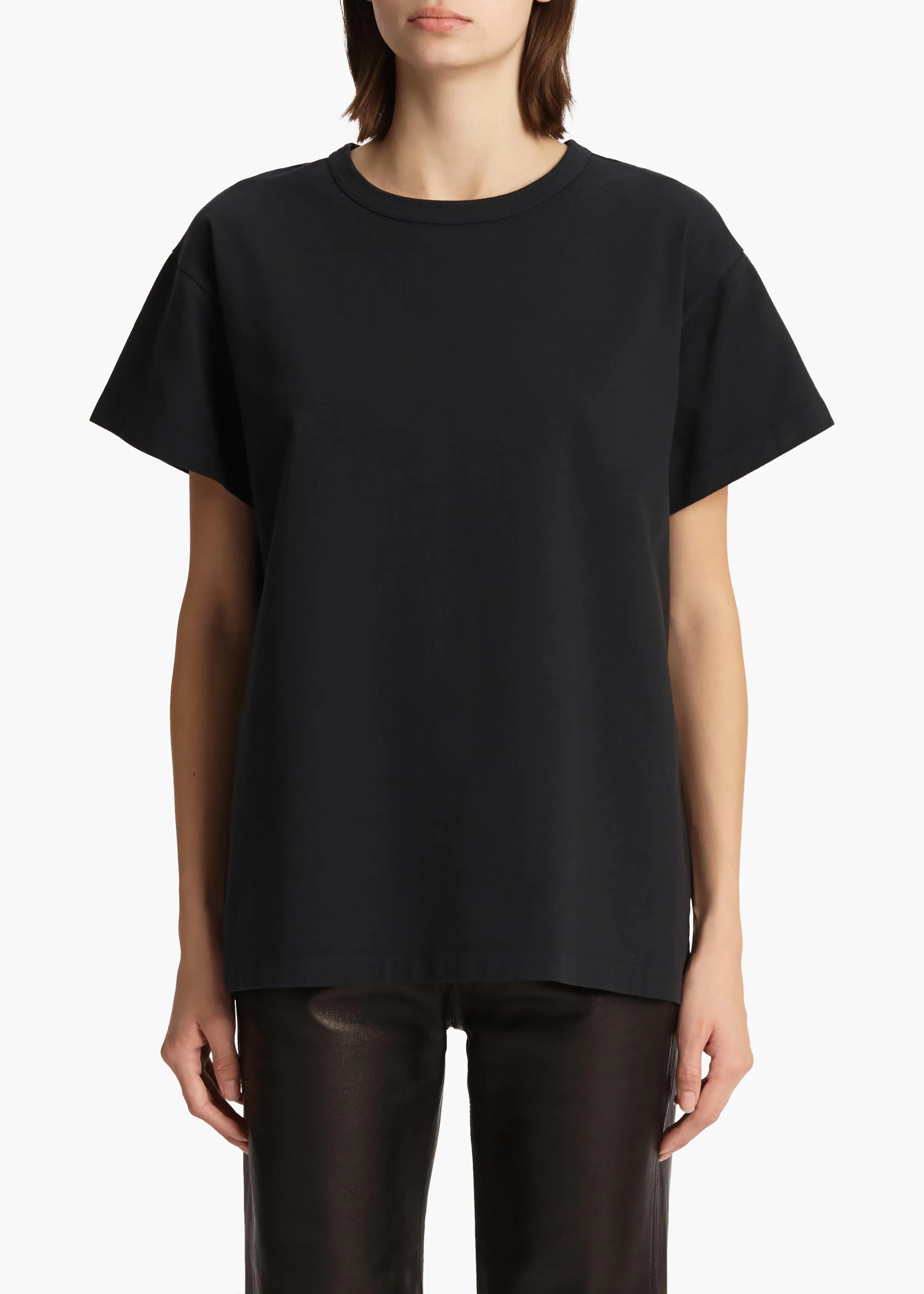 Maeve T-Shirt in Washed Black sold by KHAITE product image thumbnail 3