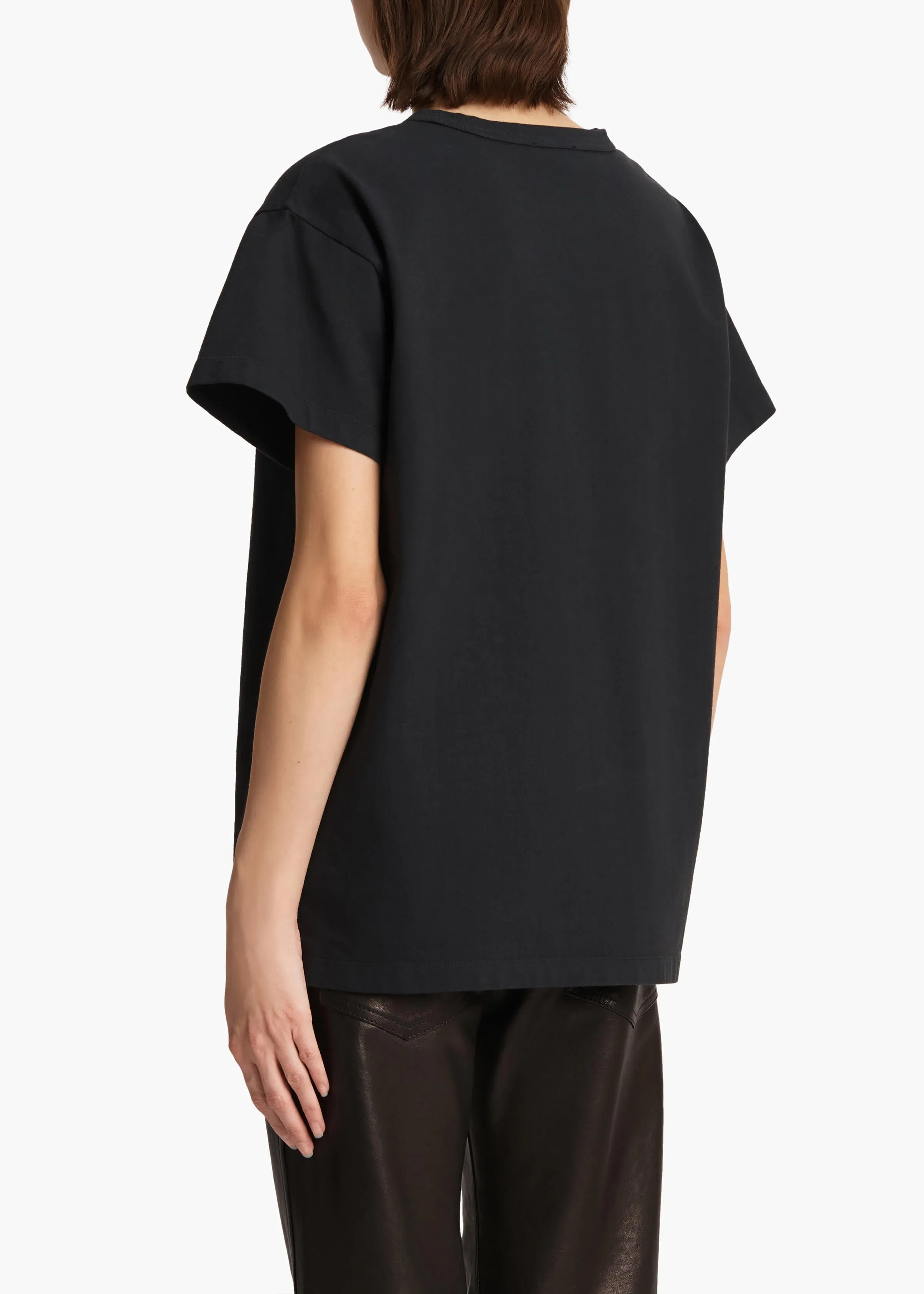 Maeve T-Shirt in Washed Black sold by KHAITE product image thumbnail 4