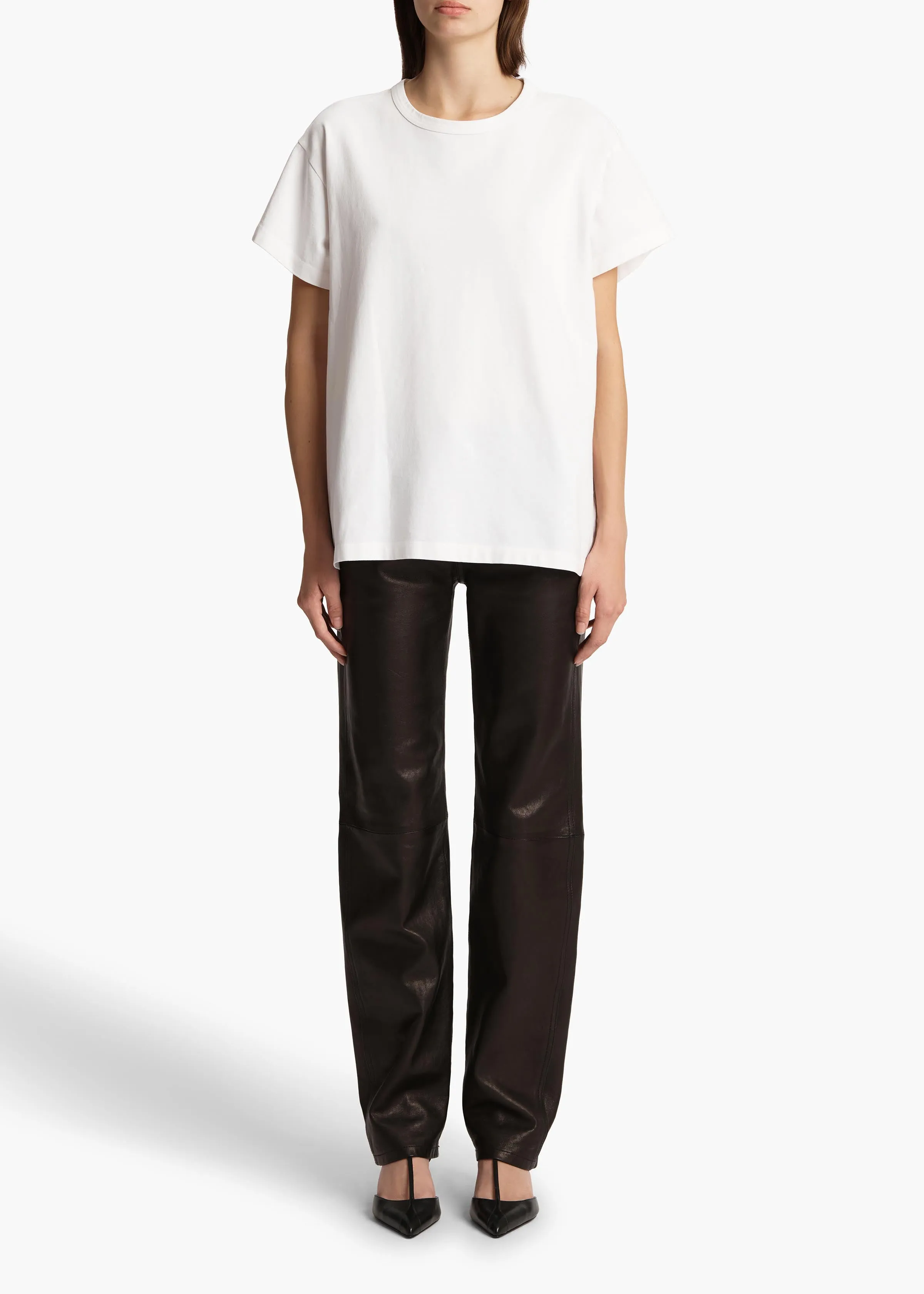 Maeve T-Shirt in White sold by KHAITE product image thumbnail 2