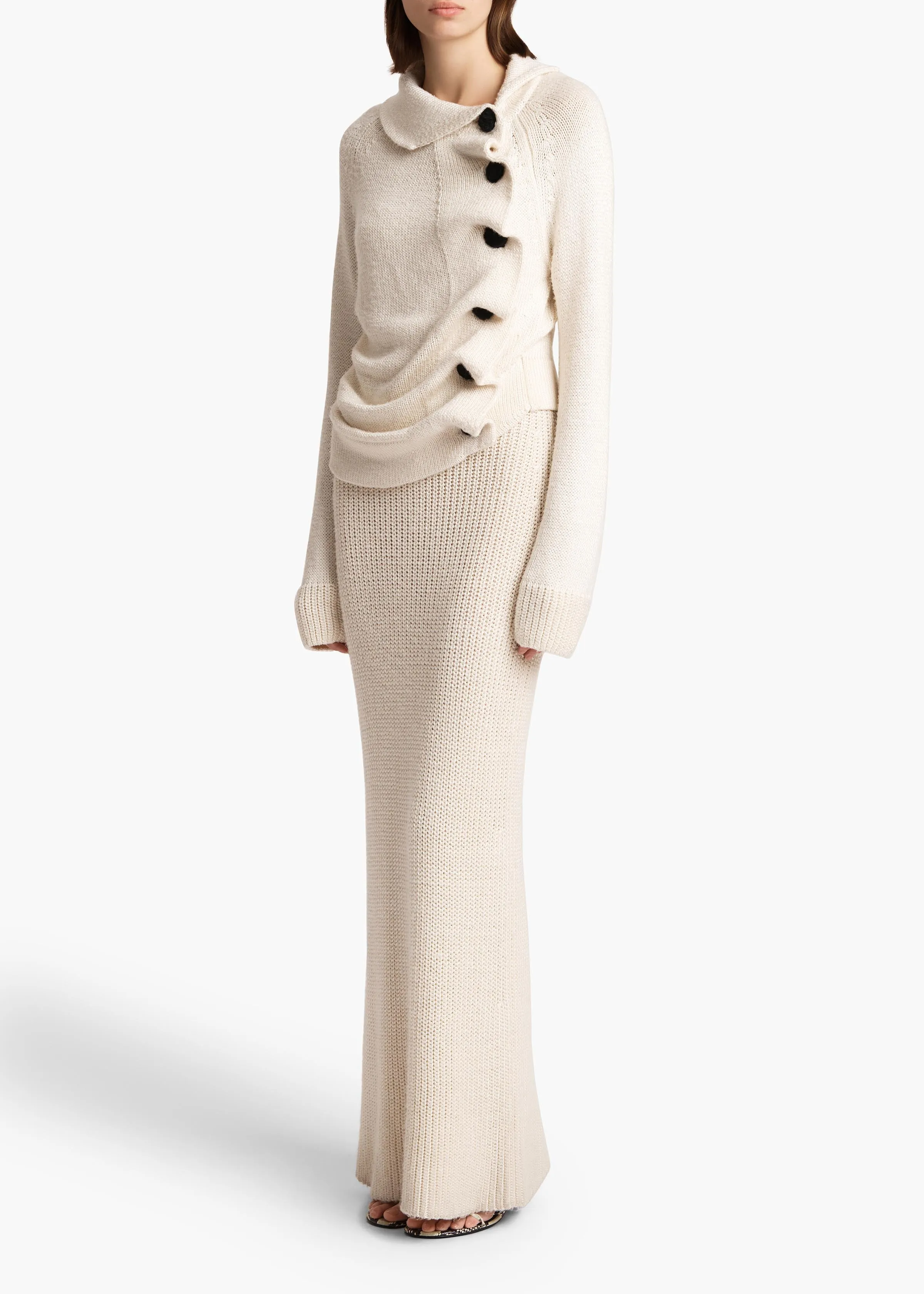 Lorrai Cardigan in Glaze sold by KHAITE product image thumbnail 2