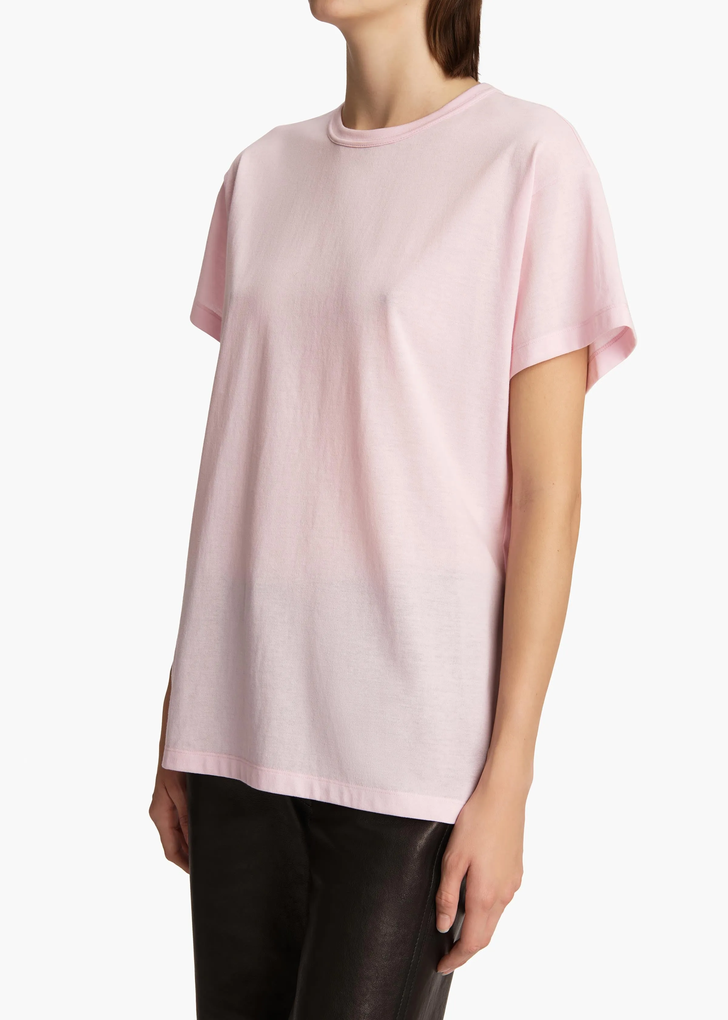 Maeve T-Shirt in Peony sold by KHAITE product image thumbnail 5