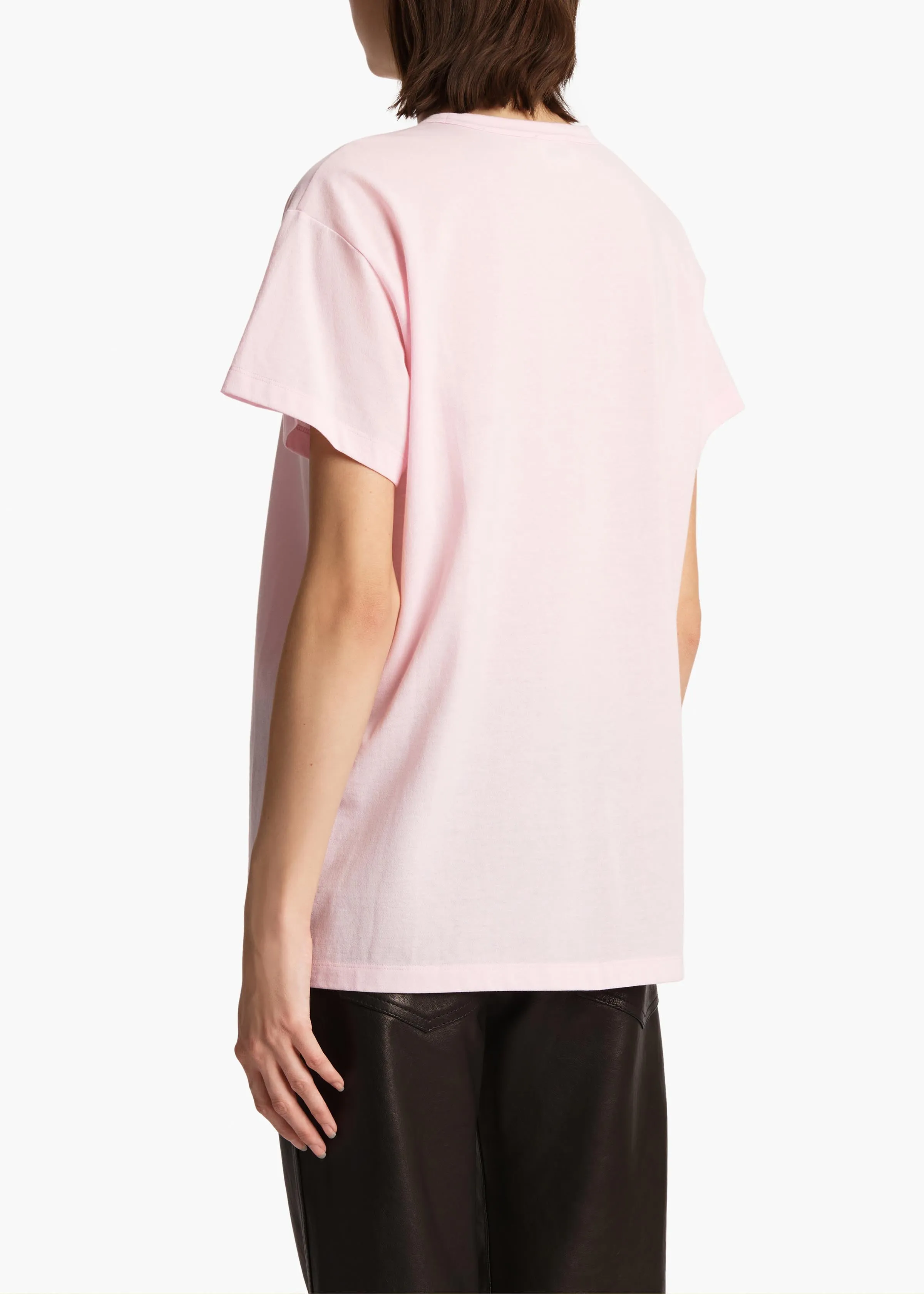 Maeve T-Shirt in Peony sold by KHAITE product image thumbnail 4