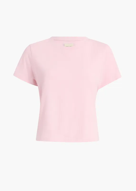 Emmylou T-Shirt in Peony sold by KHAITE