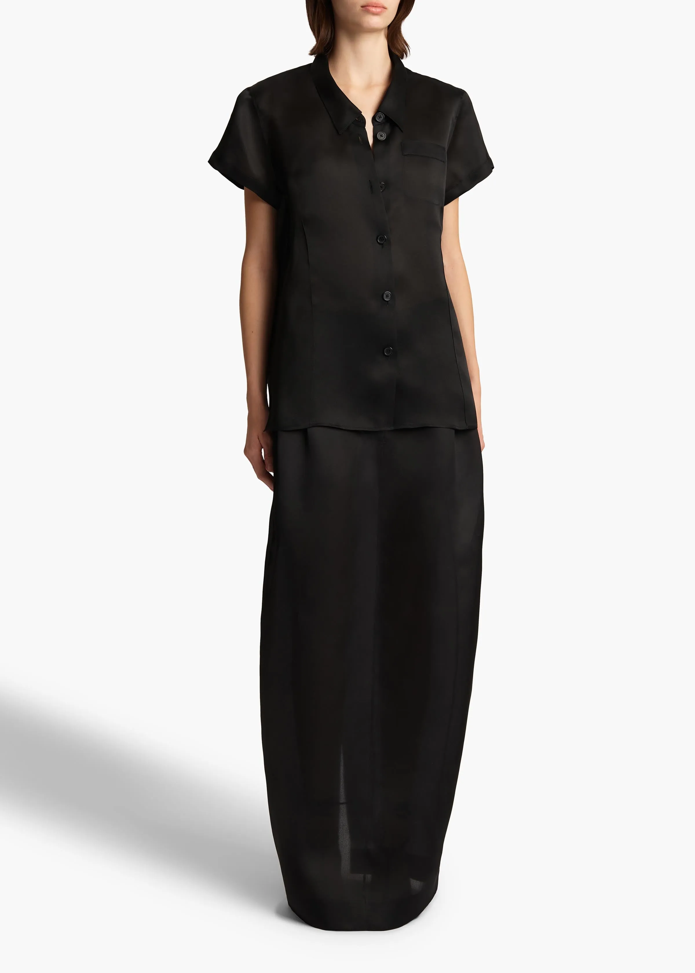 Lucian Skirt in Black sold by KHAITE product image thumbnail 2