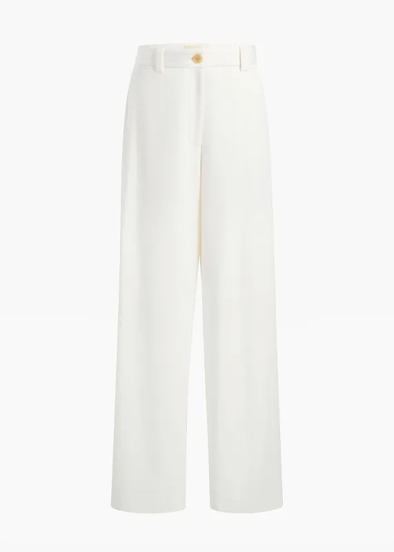 Gari Pant in Chalk sold by KHAITE