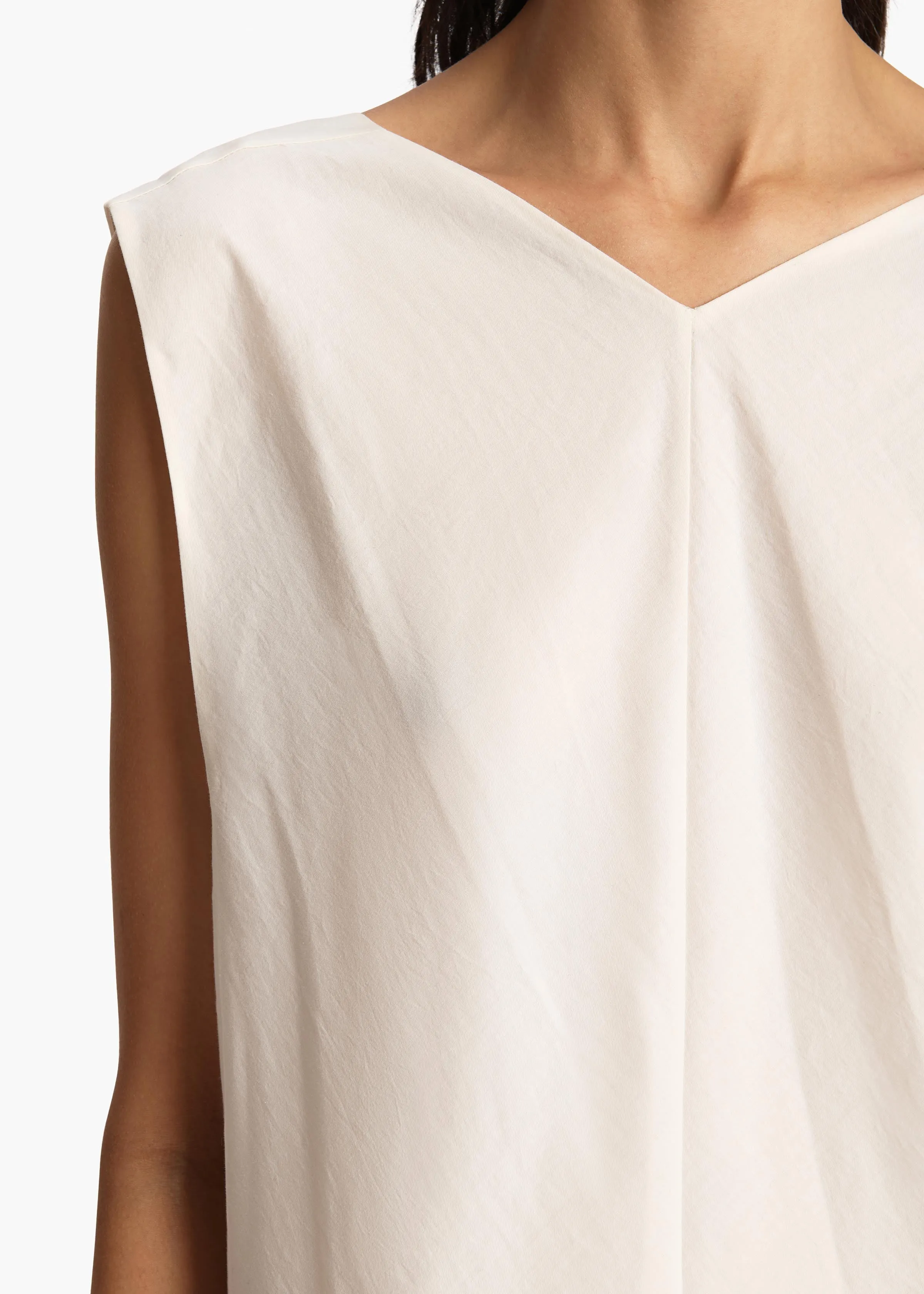 Mellie Dress in Natural Silk Organza sold by KHAITE product image thumbnail 5