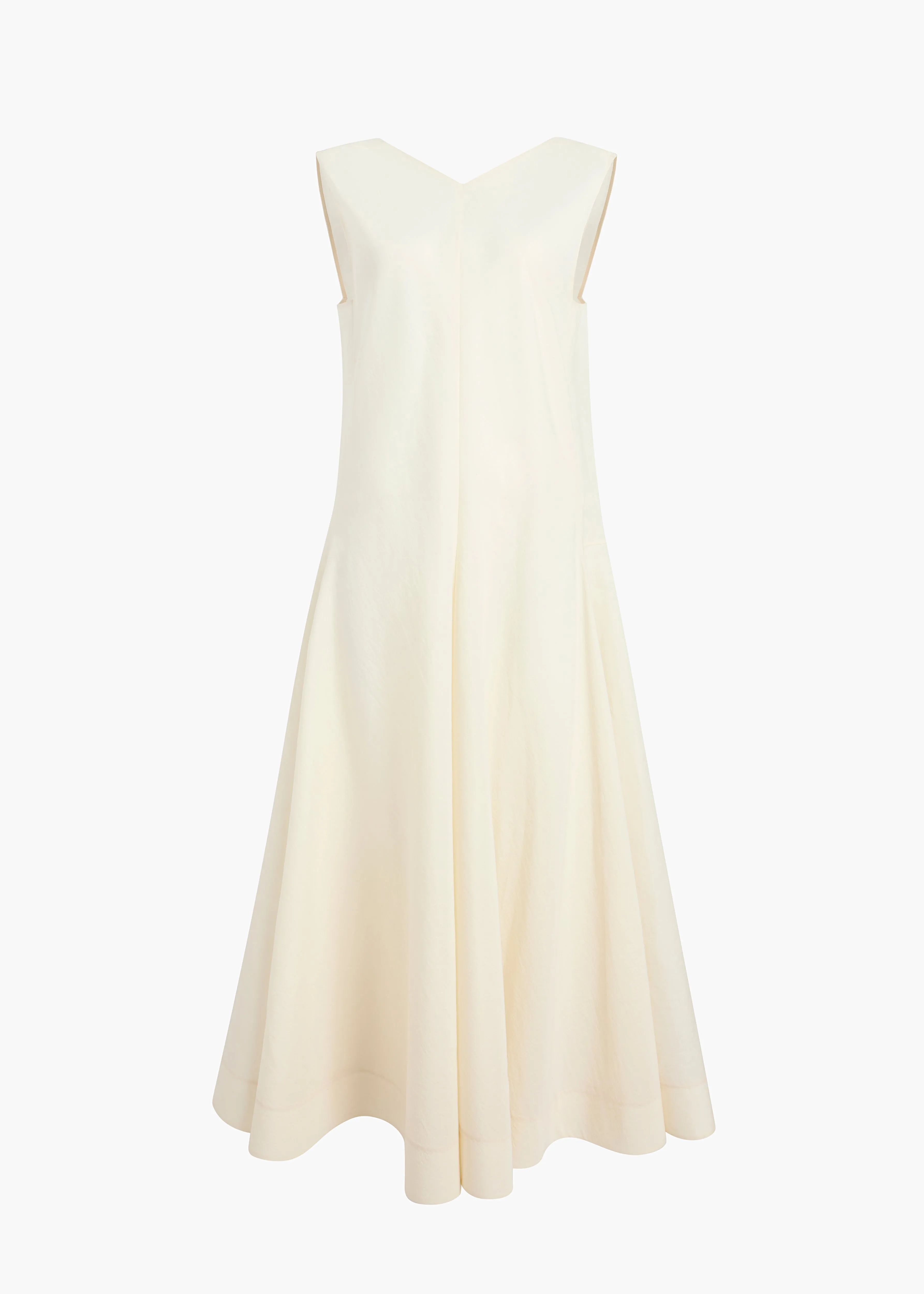 Mellie Dress in Natural Silk Organza sold by KHAITE