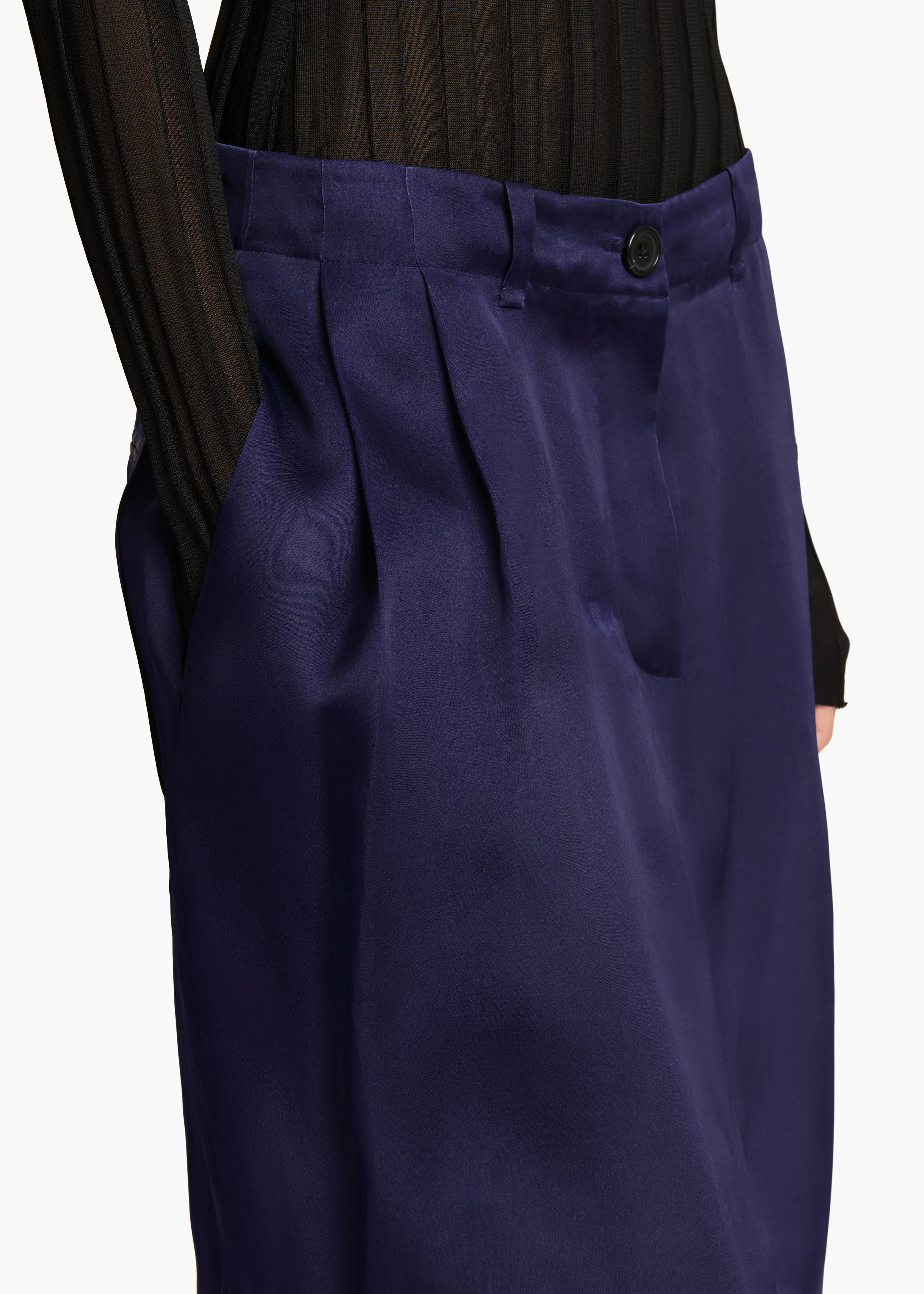Lucian Skirt in Amethyst sold by KHAITE product image thumbnail 5