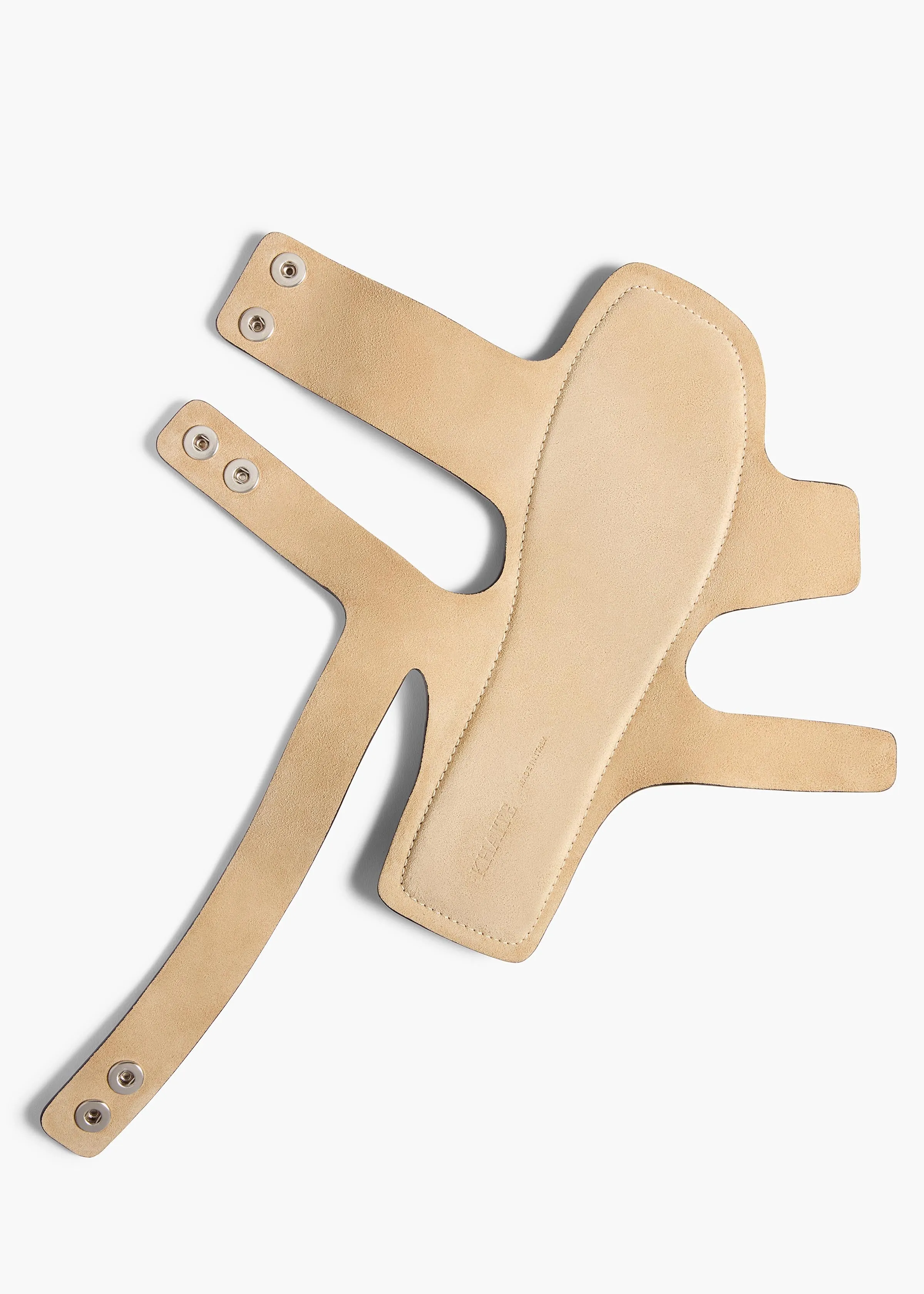 Boden Sandal in Natural Python-Embossed Leather with Silver Studs sold by KHAITE product image thumbnail 4