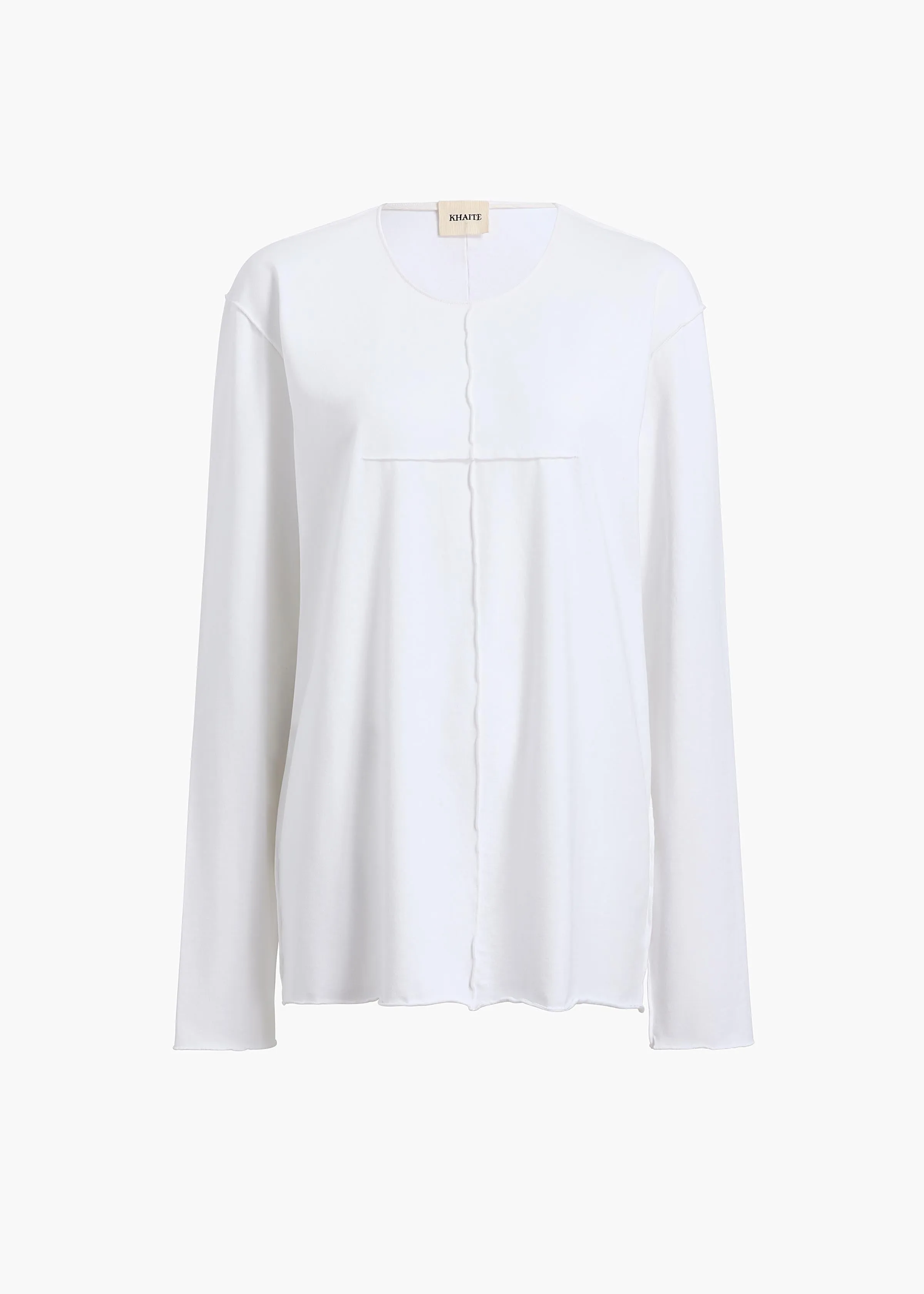 Kit Top in White sold by KHAITE