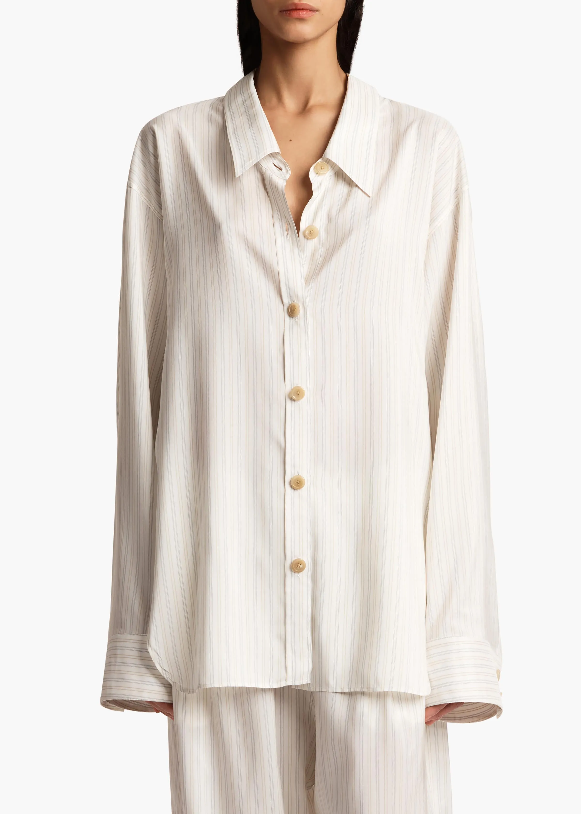 Herschel Top in Multicolor Stripe sold by KHAITE product image thumbnail 3