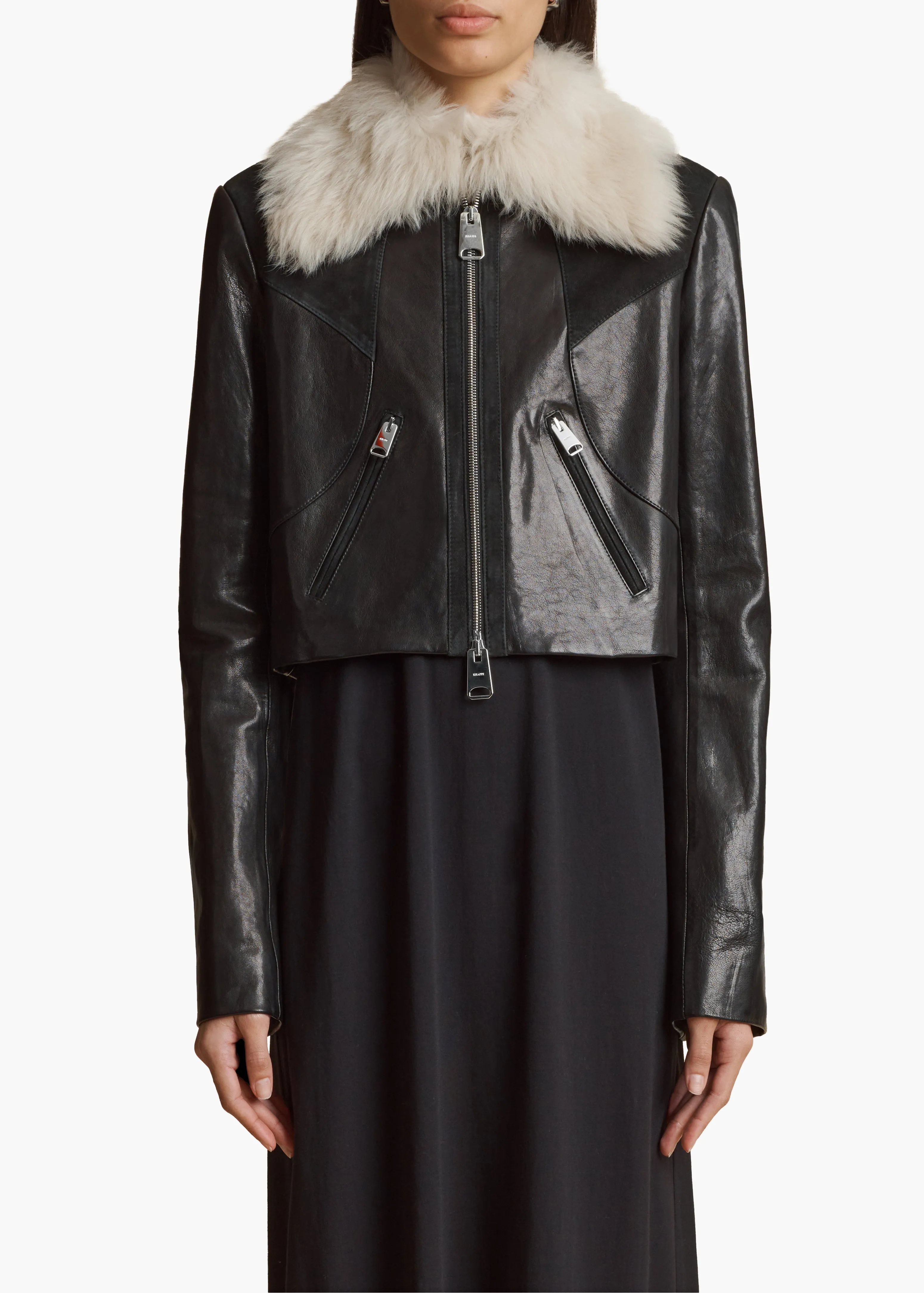 Diana Jacket in Black sold by KHAITE product image thumbnail 3