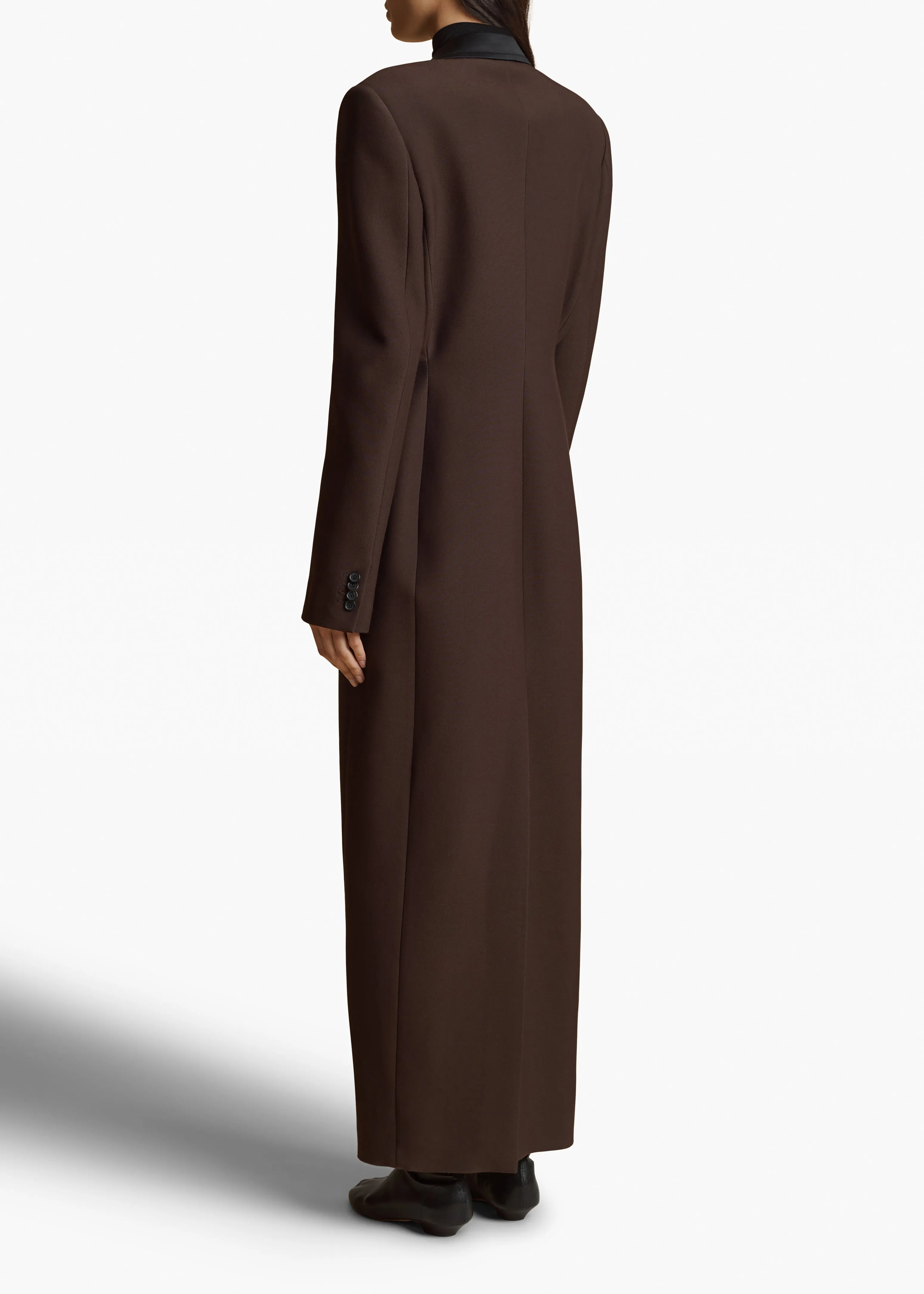 Bellow Coat in Dark Brown sold by KHAITE product image thumbnail 4