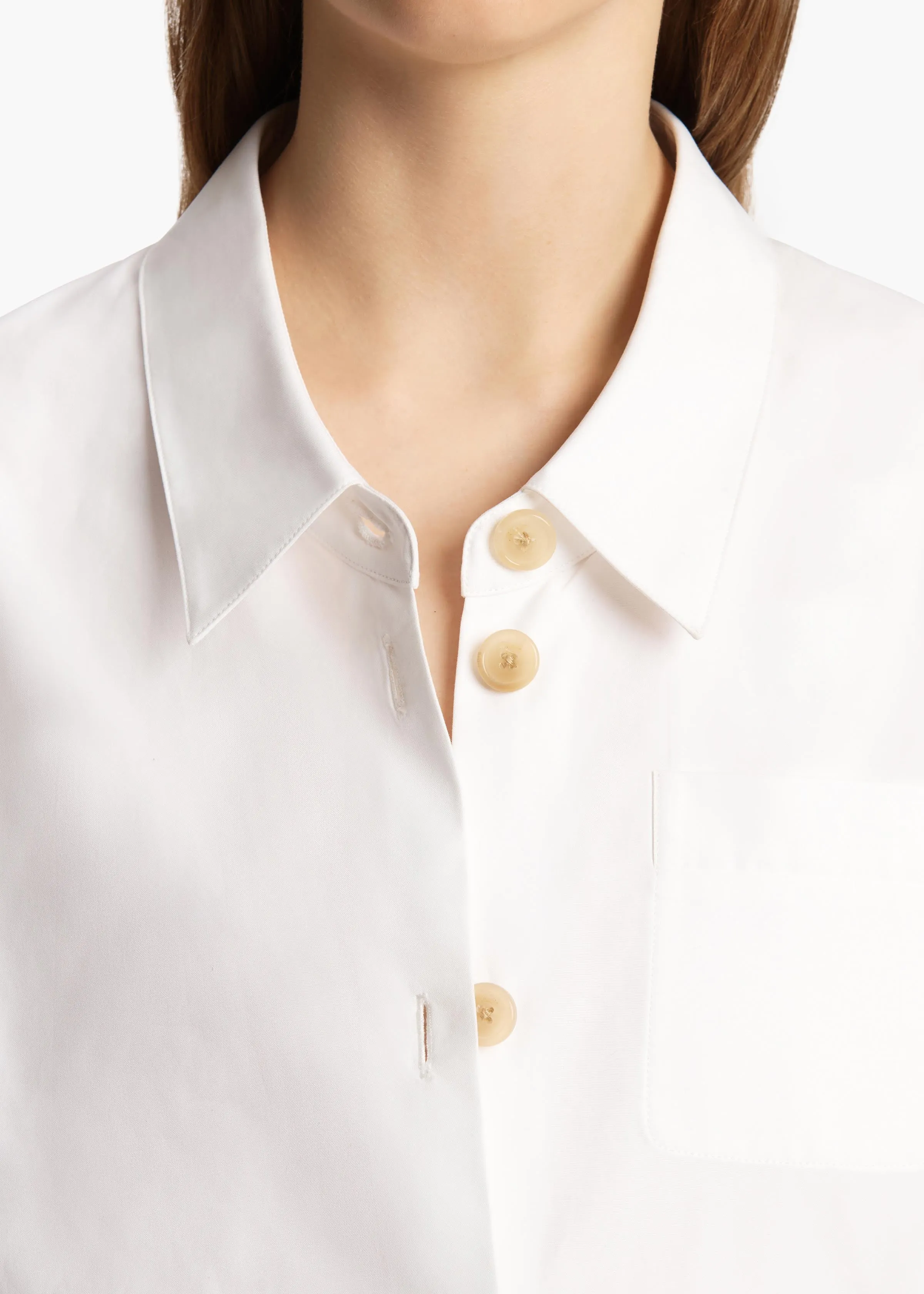 Keefe Top in White sold by KHAITE product image thumbnail 5