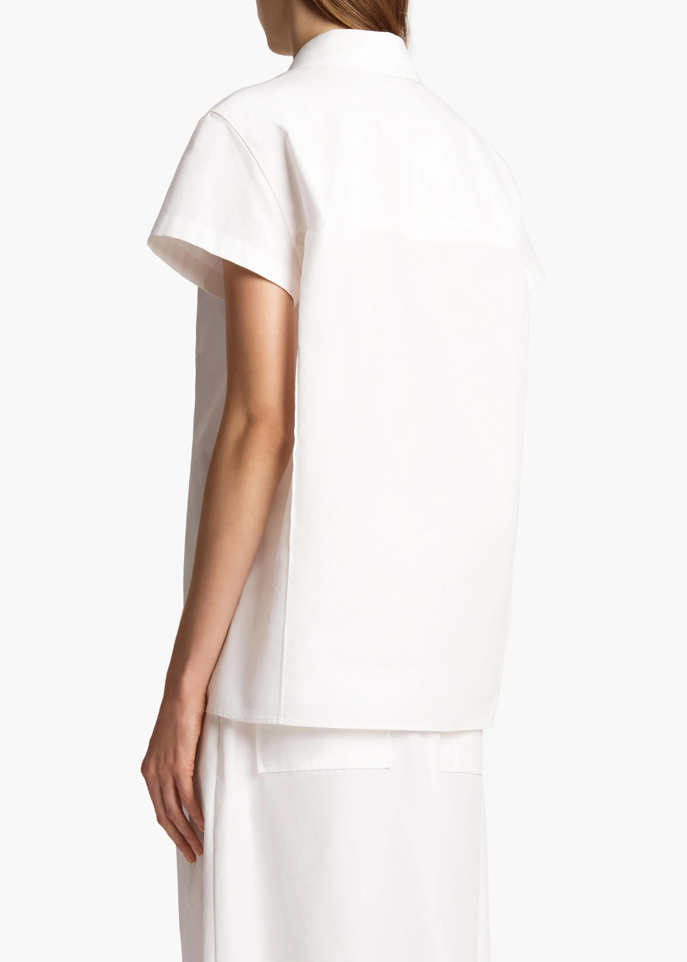 Keefe Top in White sold by KHAITE product image thumbnail 4