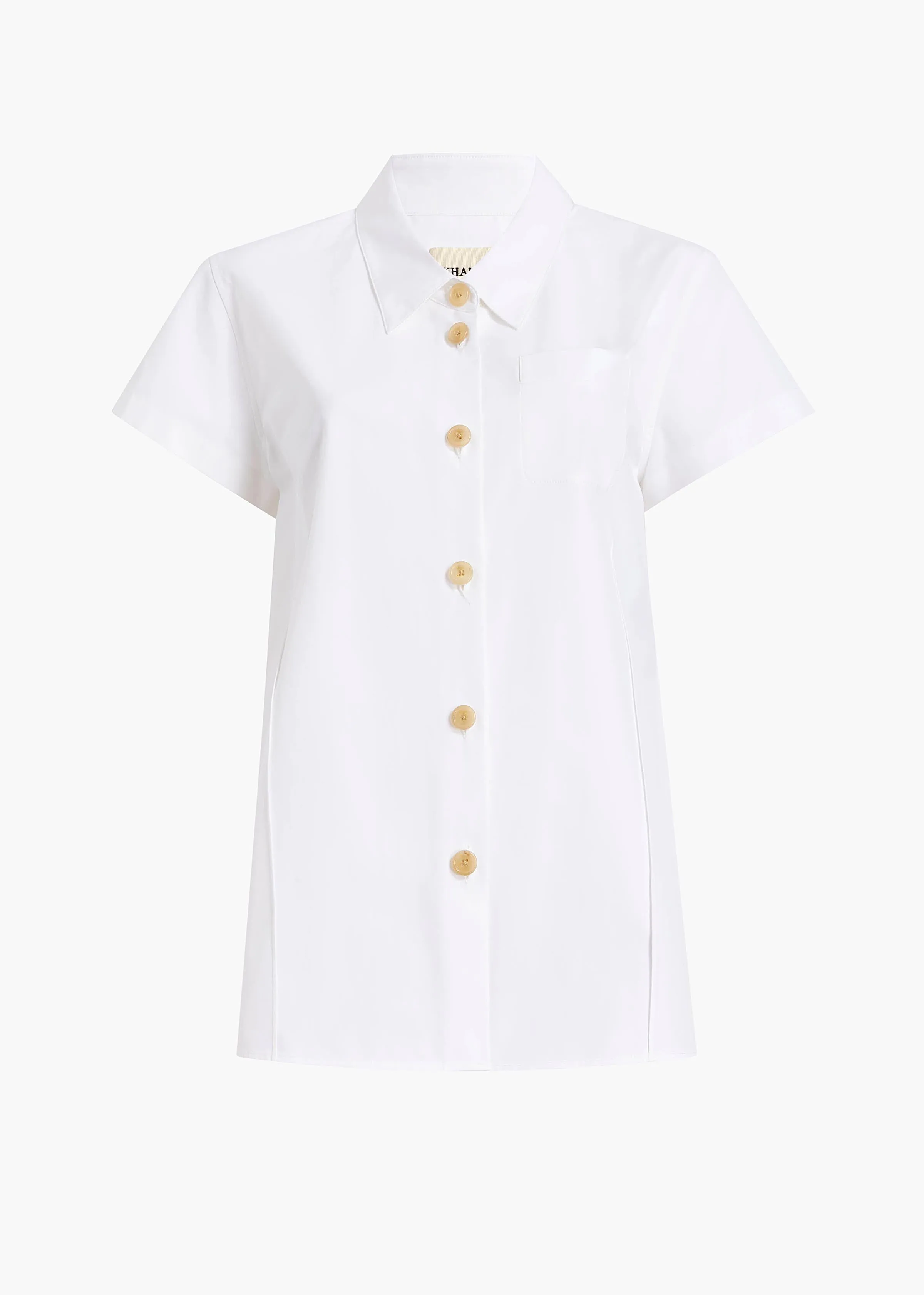 Keefe Top in White sold by KHAITE