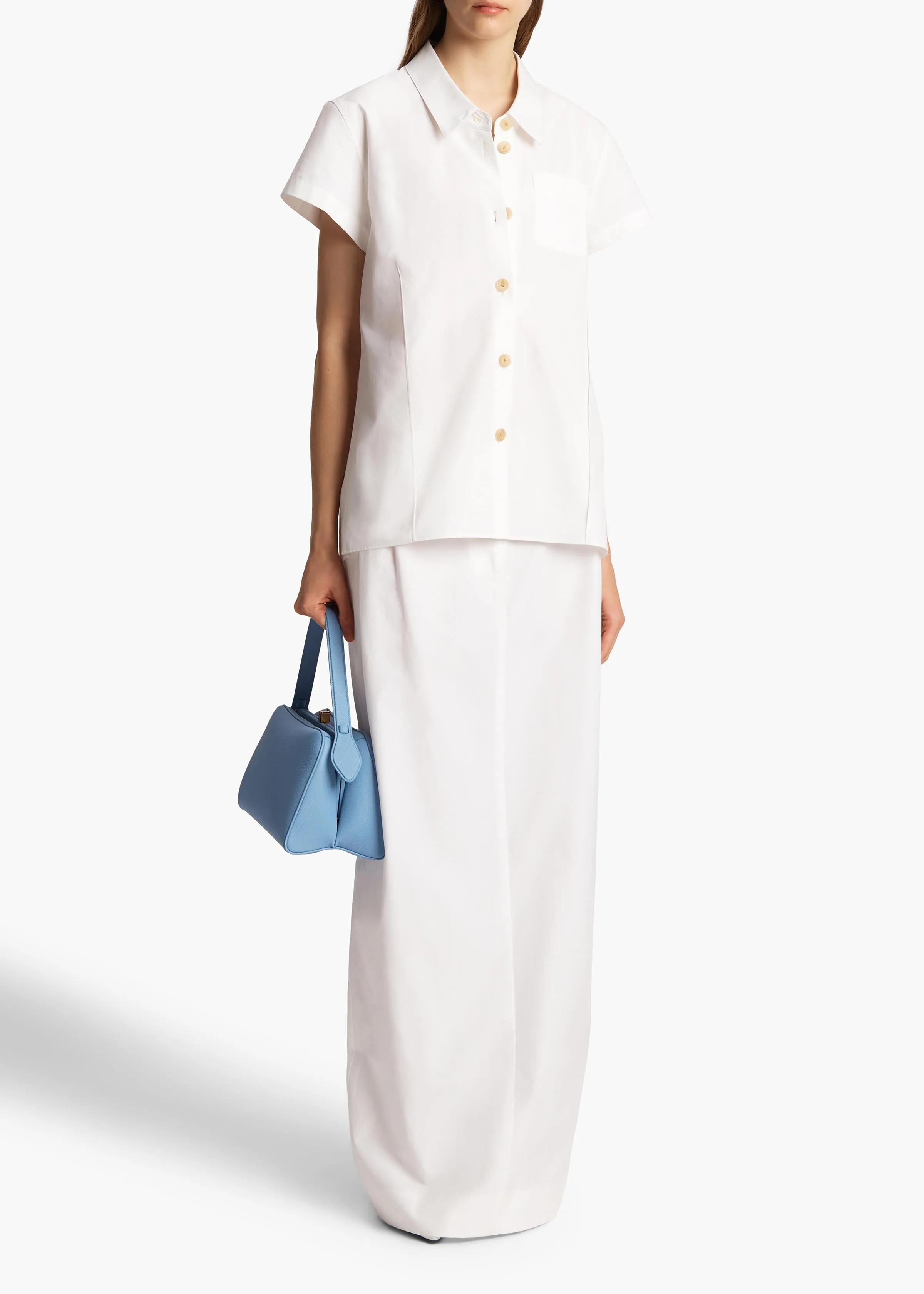 Keefe Top in White sold by KHAITE product image thumbnail 2