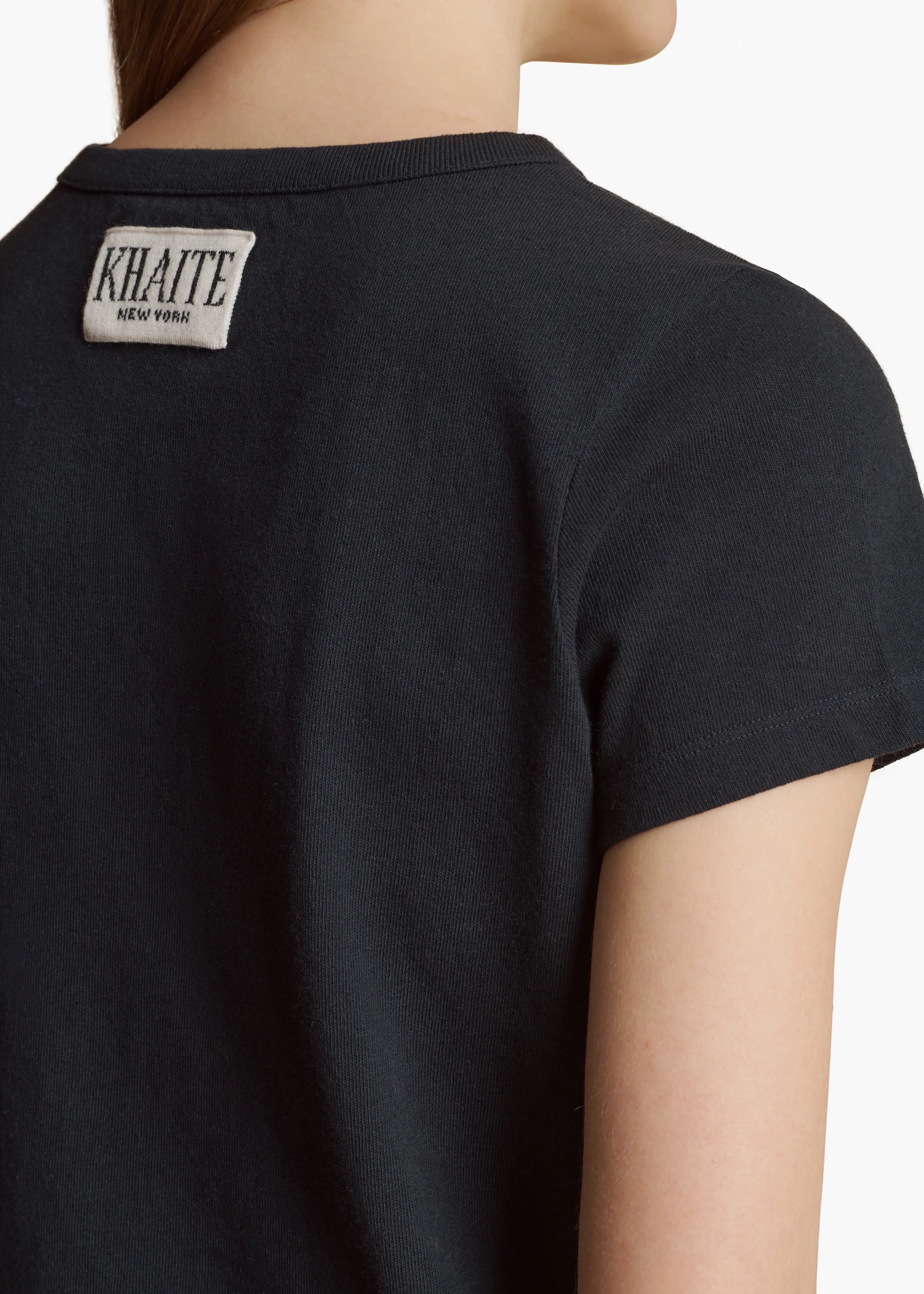 Samson T-Shirt in Washed Black sold by KHAITE product image thumbnail 5