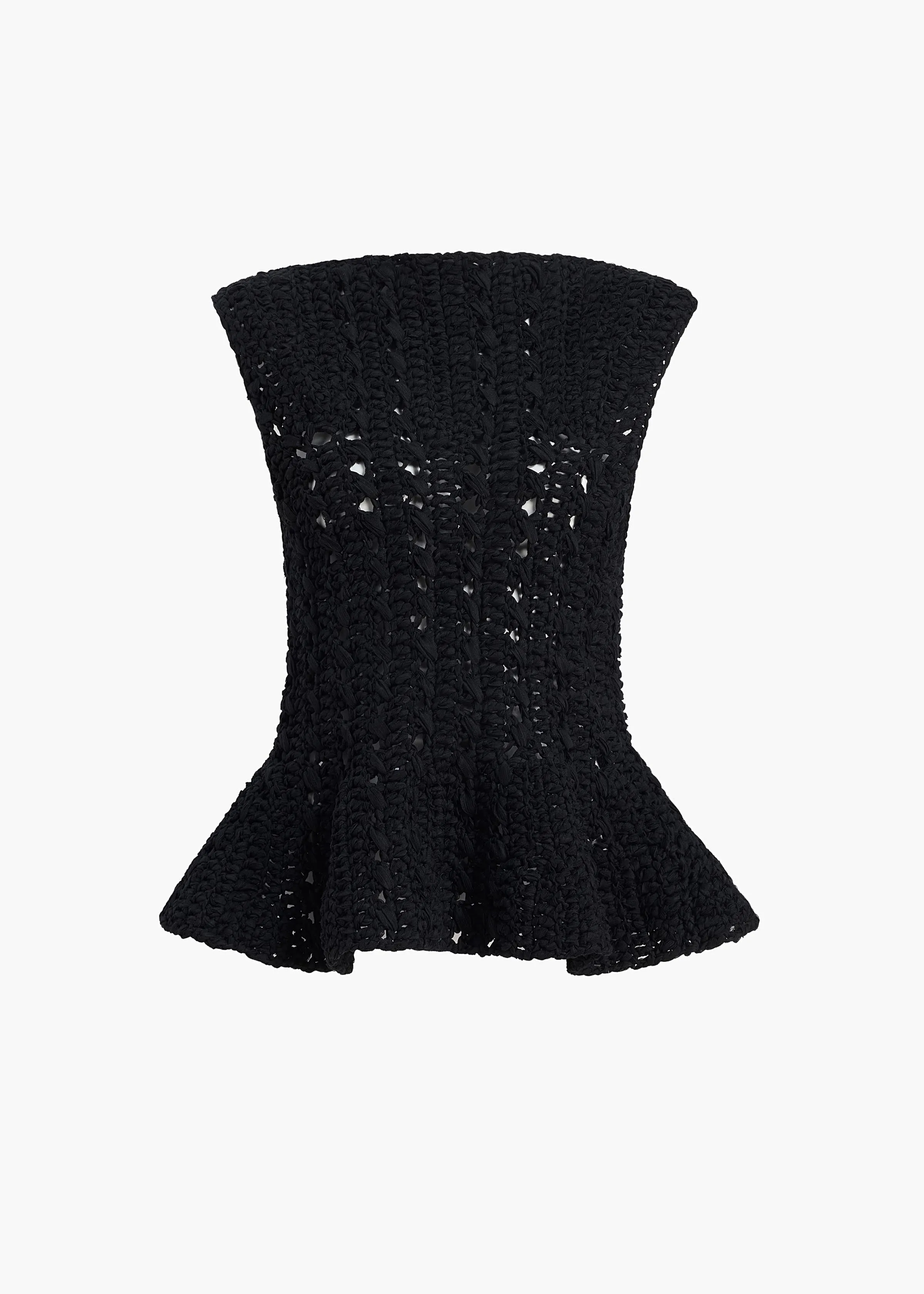 Yuka Top in Black sold by KHAITE