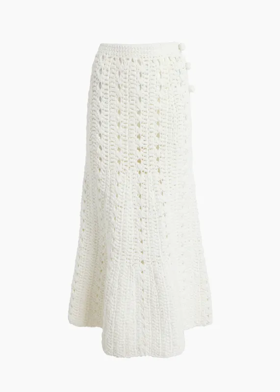 Iori Skirt in Glaze sold by KHAITE