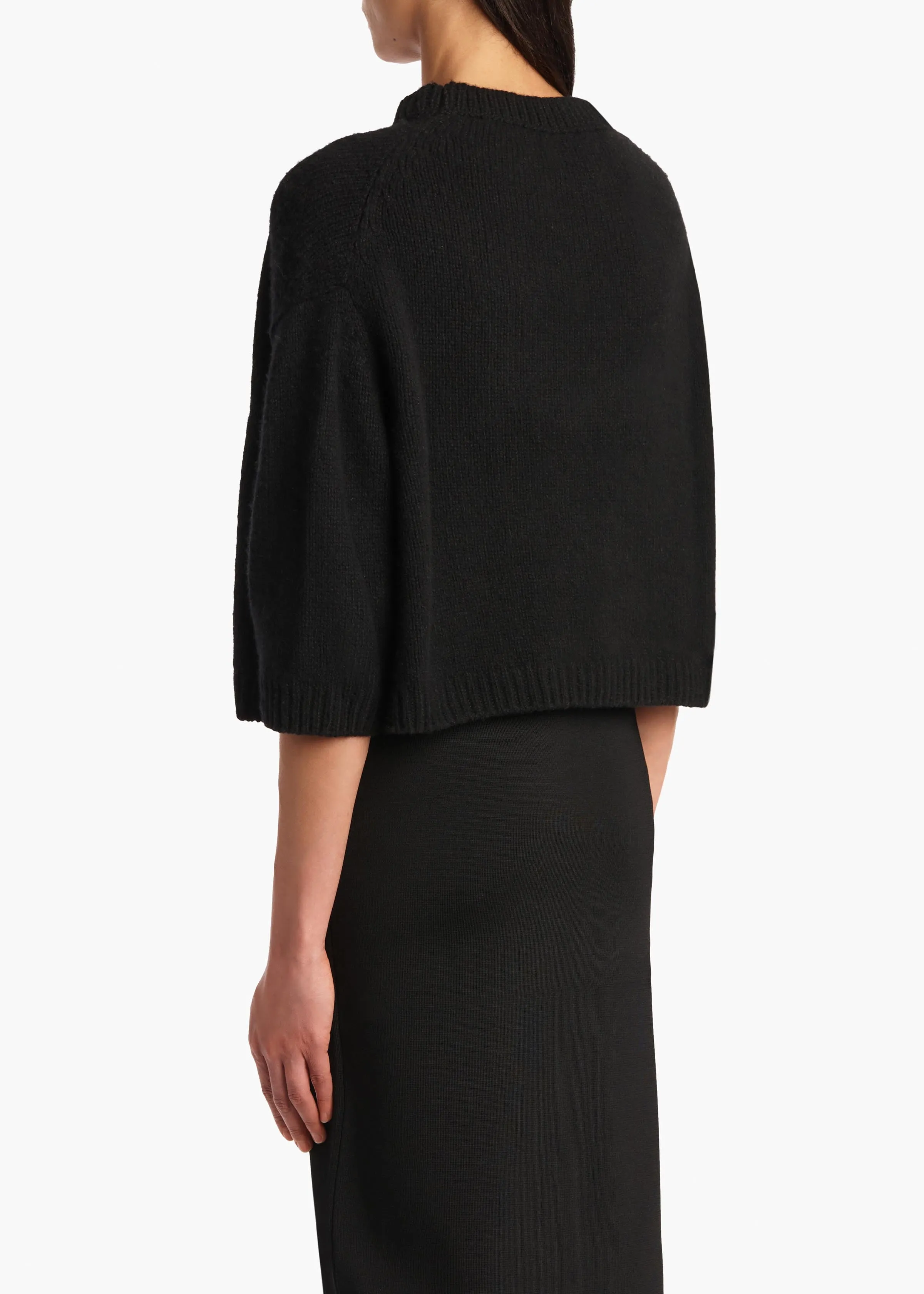 Sabina Sweater in Black sold by KHAITE product image thumbnail 4