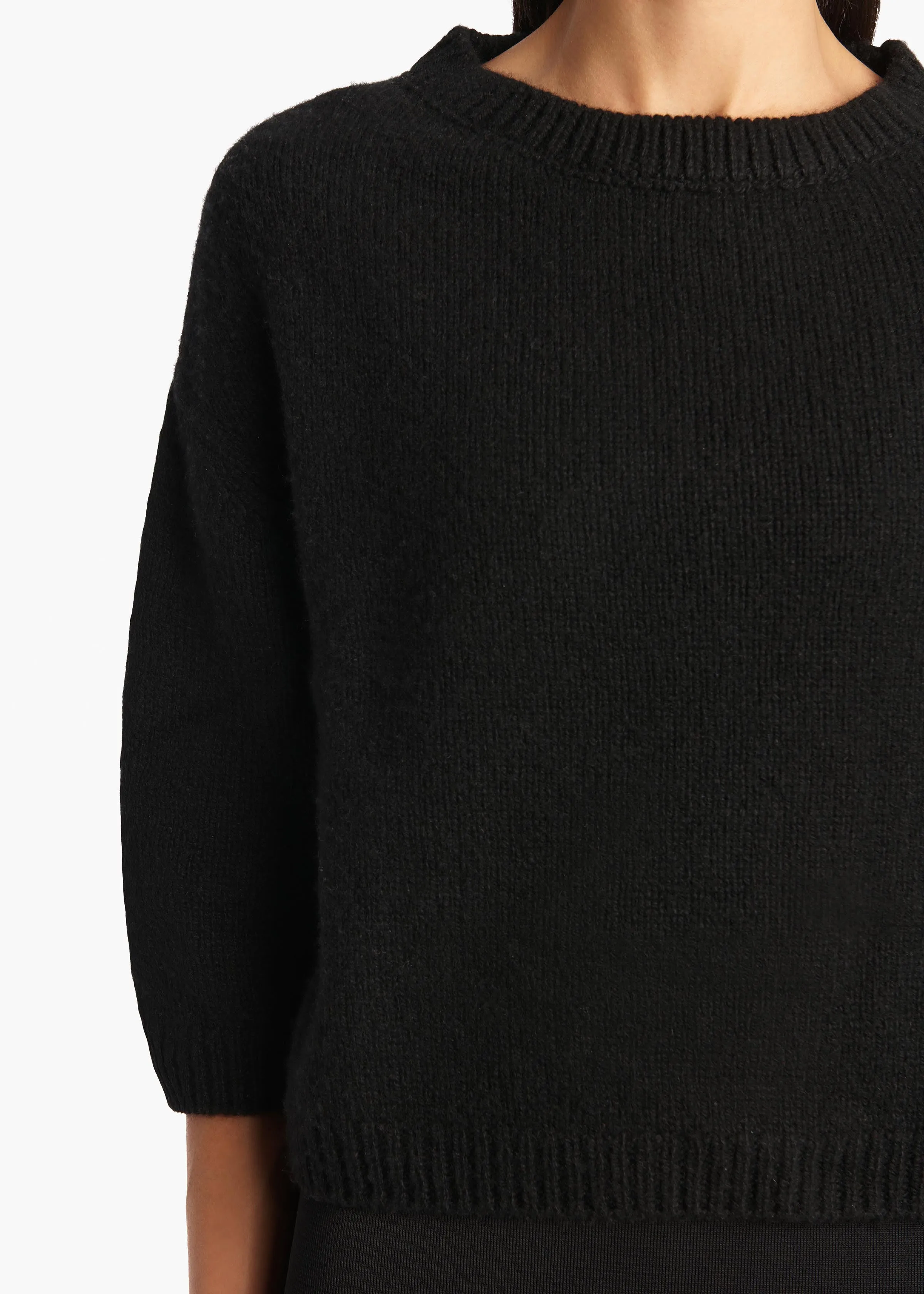 Sabina Sweater in Black sold by KHAITE product image thumbnail 5