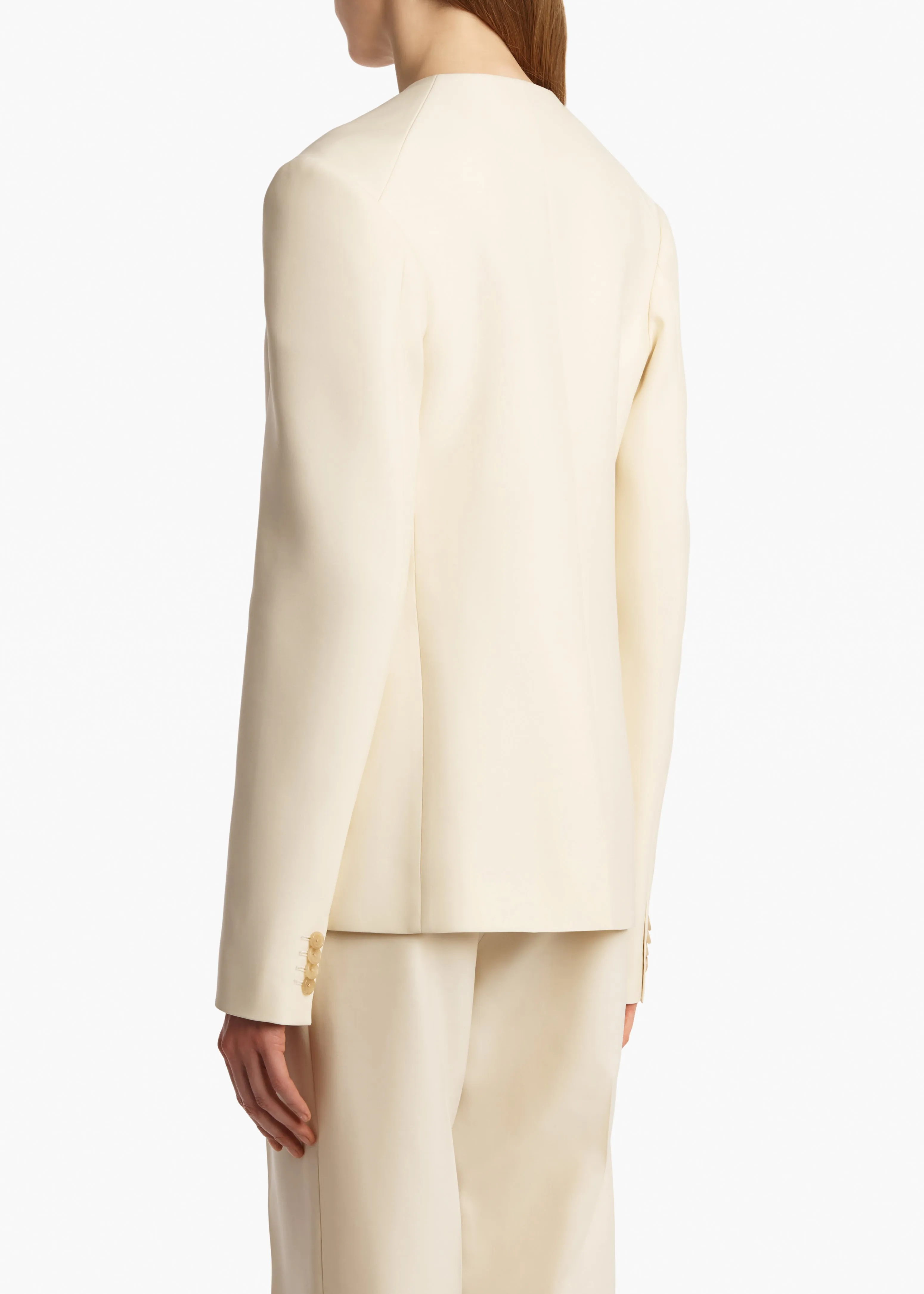 Jameson Jacket in Cream sold by KHAITE product image thumbnail 4