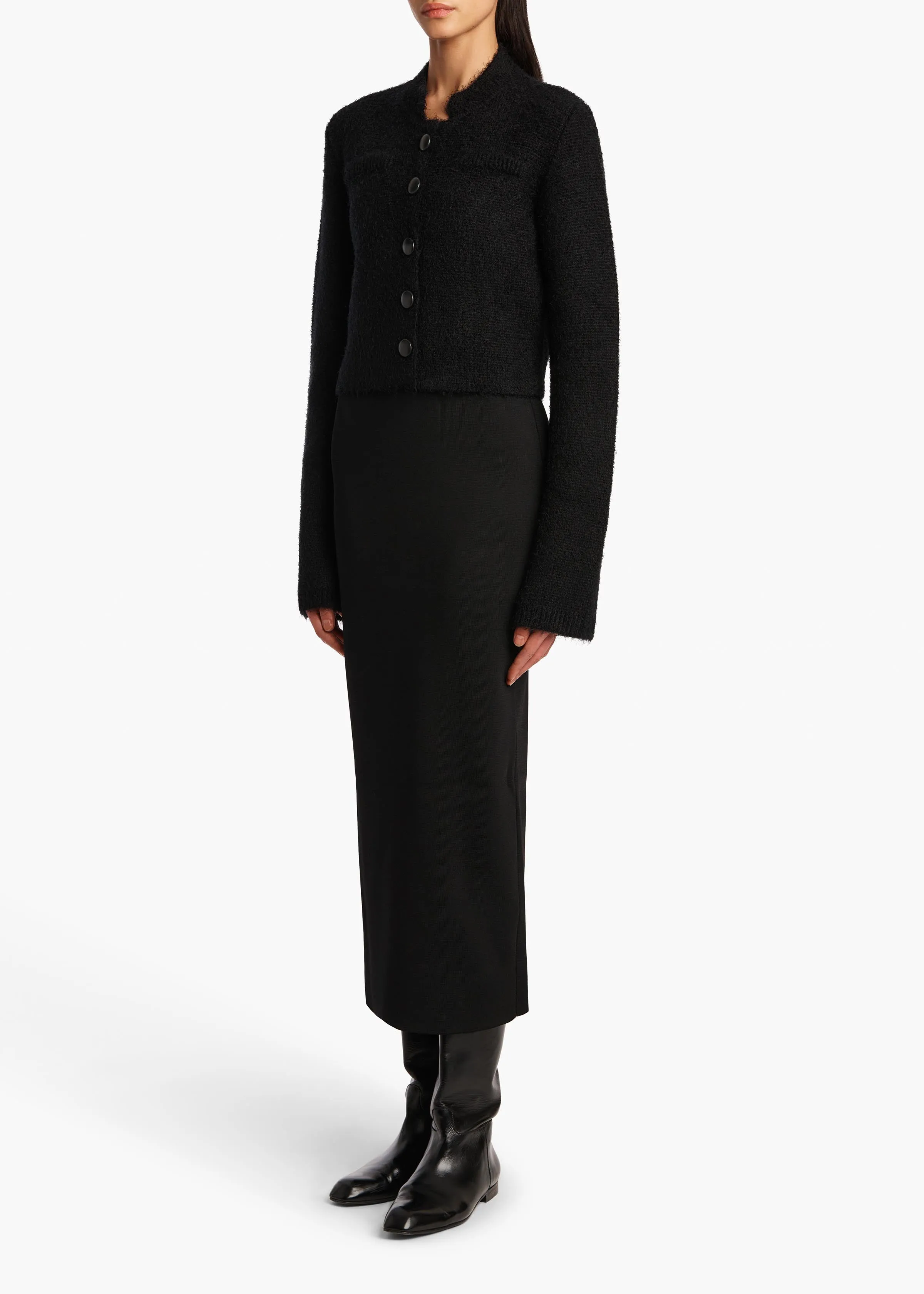Ello Jacket in Black sold by KHAITE product image thumbnail 2