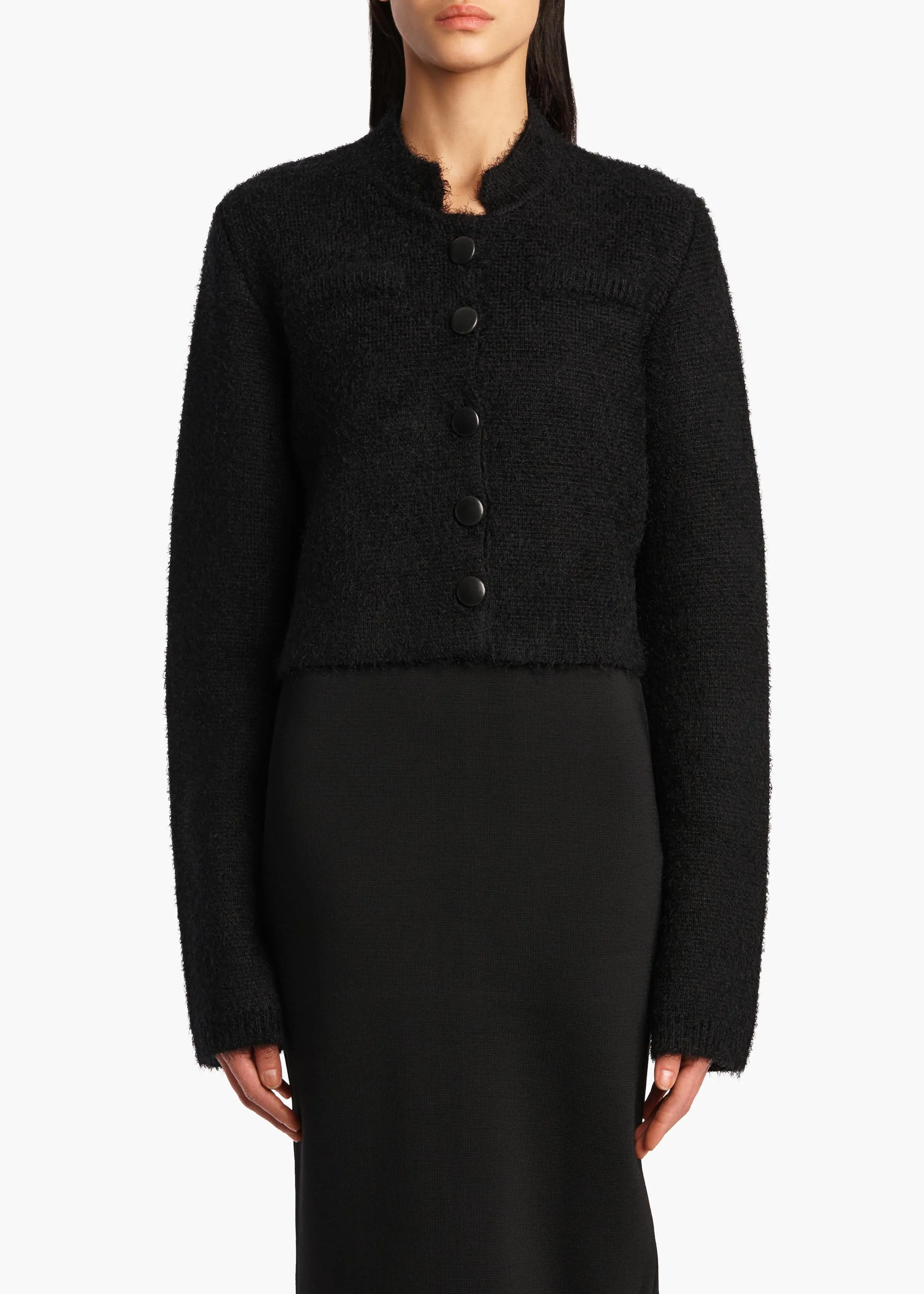 Ello Jacket in Black sold by KHAITE product image thumbnail 3